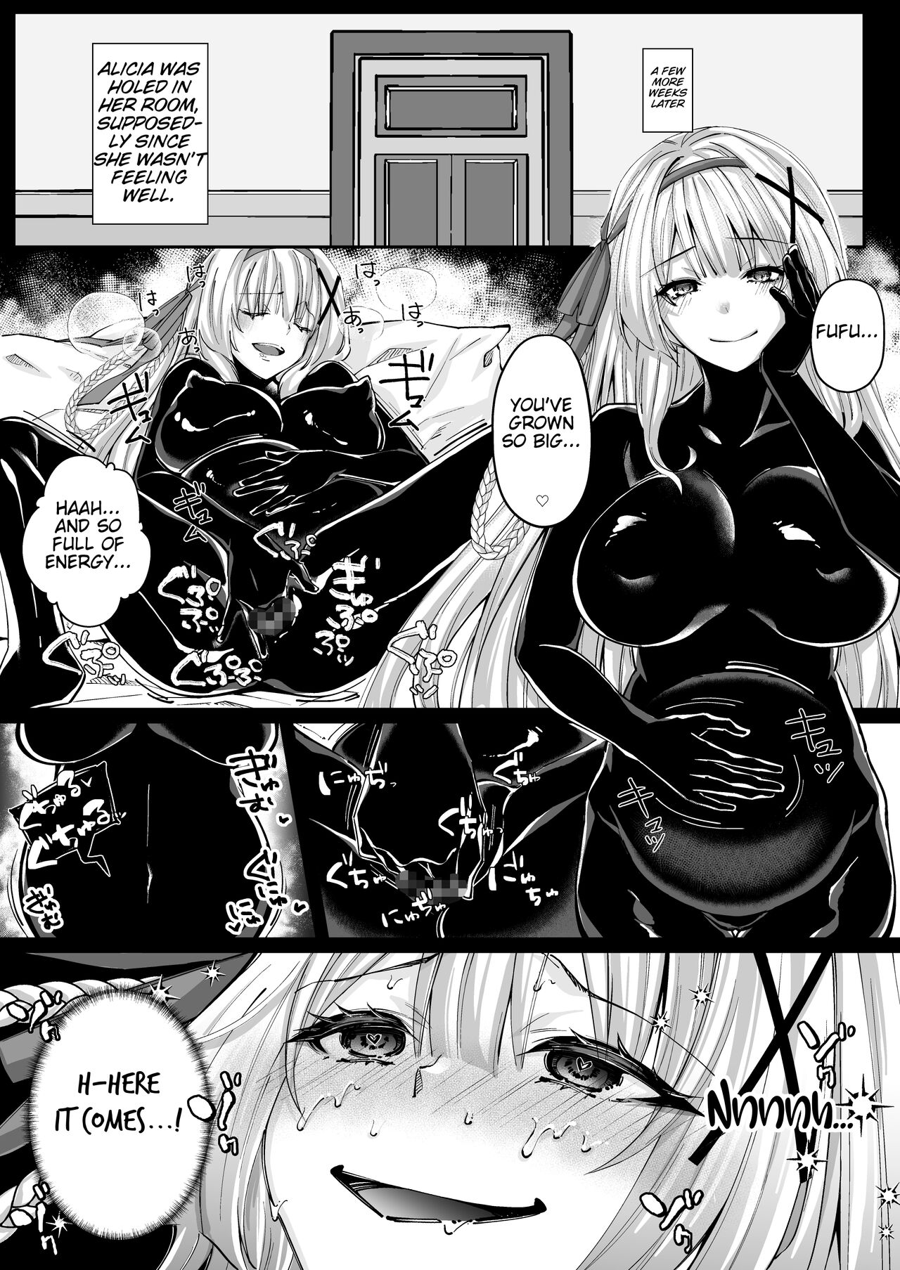 [Seika Kairaku Shoten]Parasite Rubber -The Tale of a Princess Knight Parasitized by Black Rubber Tentacle Clothes-[English] [Mikodayo] Page 22