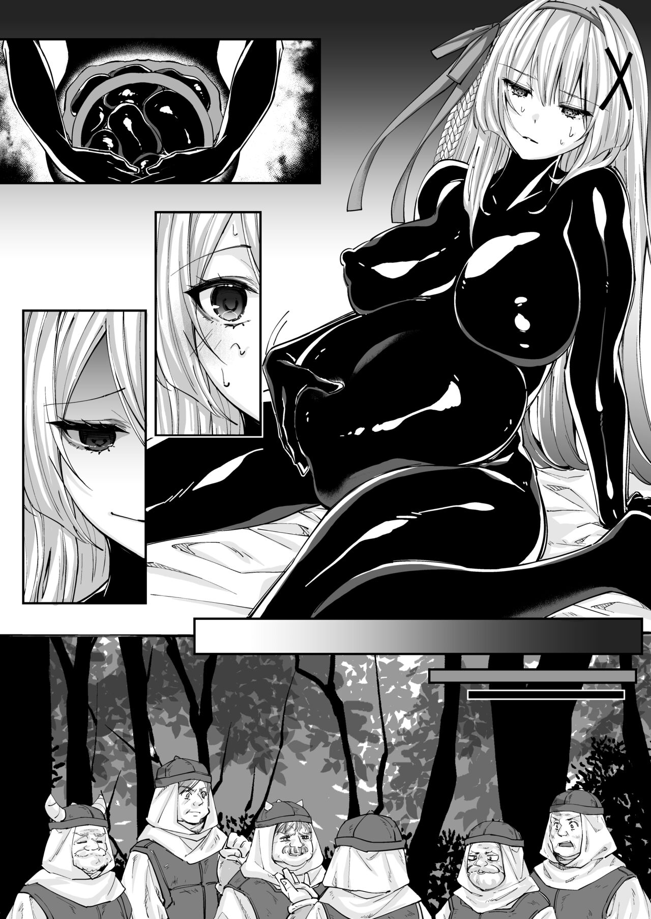 [Seika Kairaku Shoten]Parasite Rubber -The Tale of a Princess Knight Parasitized by Black Rubber Tentacle Clothes-[English] [Mikodayo] Page 58