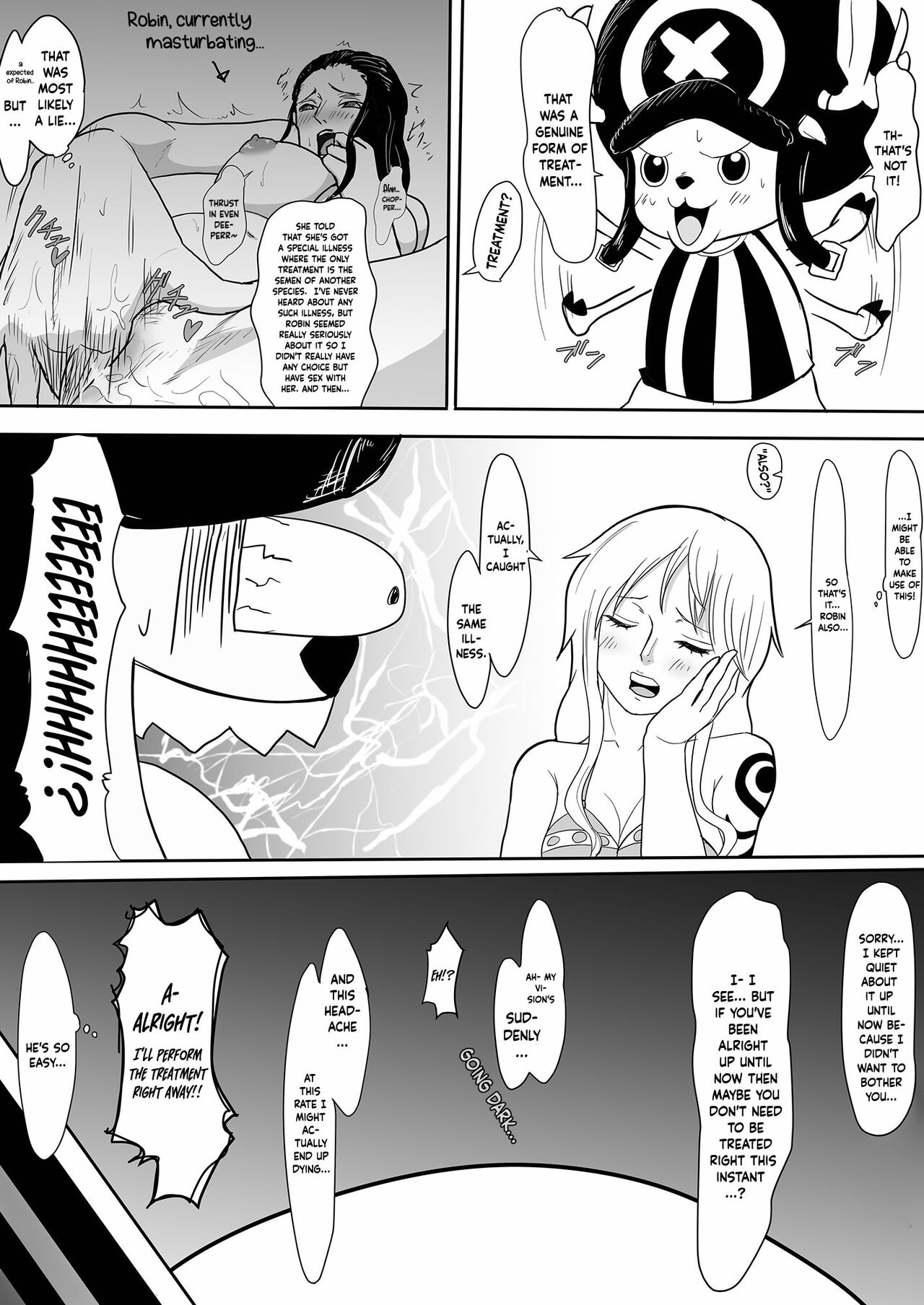 [Iwao]Nami to Chopper ga Sex Shimakuru Hon | A Book About Nami and Chopper's Sex Spree(One Piece) [English] {Doujins.com} Page 10