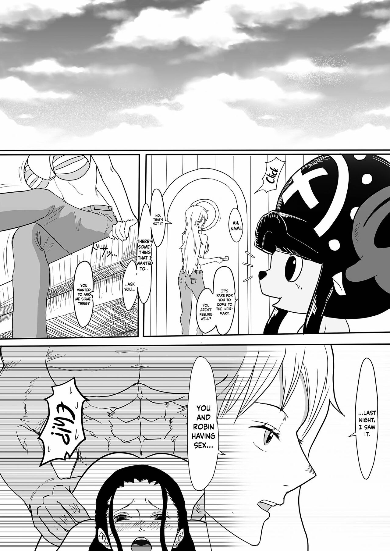 [Iwao]Nami to Chopper ga Sex Shimakuru Hon | A Book About Nami and Chopper's Sex Spree(One Piece) [English] {Doujins.com} Page 9