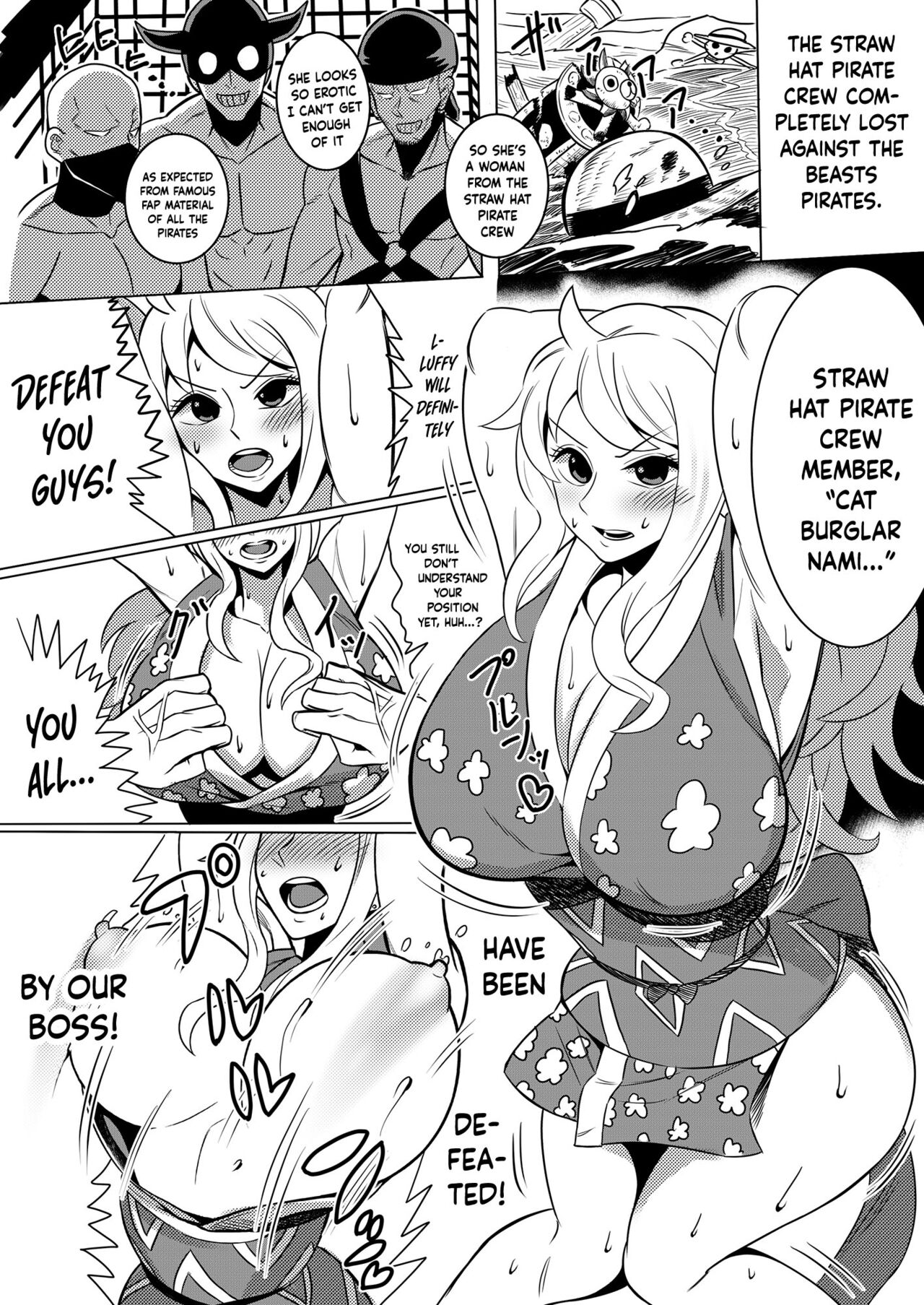 [Kame no Kotawashi (Imajin Kouji)]Haiboku no hate ni... | What Happens After Defeat...(One Piece) [English] {Doujins.com} Page 3
