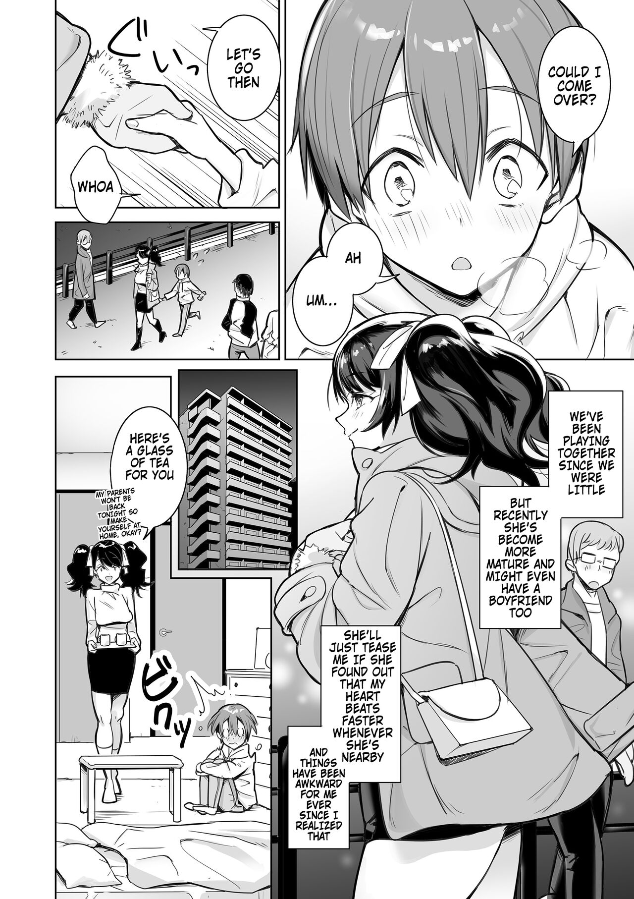 [Nukunukujima (Akai Same)]Osananajimi no Onee-chan ni Sasowarechau Hanashi | Being Propositioned By My Older Childhood Friend[English] {Doujins.com} Page 3