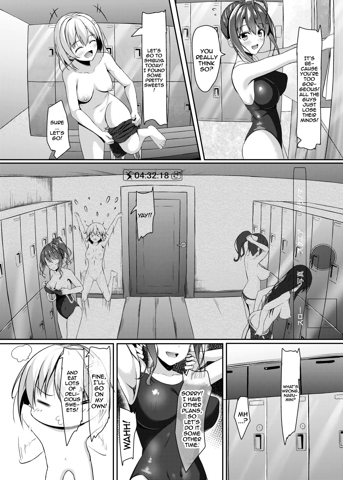 [Akanagi (Aikawa Tatsuki)]Gal jk Suieibu to Suieibu no Doutei Sensei no Himitsu | The Secret of The Gal Schoolgirl In The Swimclub And Her Virgin Teacher[English] {Doujins.com} [Digital] Page 7