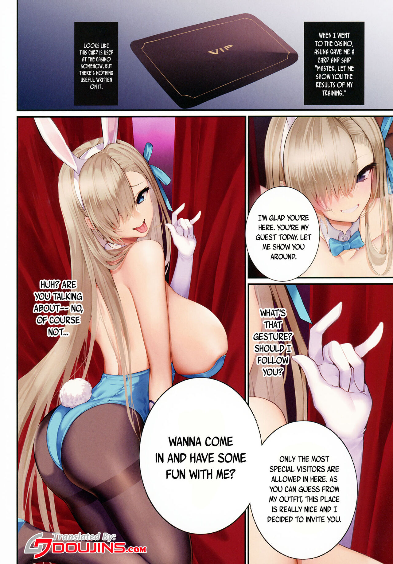 (C99) [Armadillo (Renji)]Bunny no Izanau VIP ROOM | The Bunny Seductive VIP ROOM(Blue Archive) [English] {Doujins.com} [Digital] Page 2