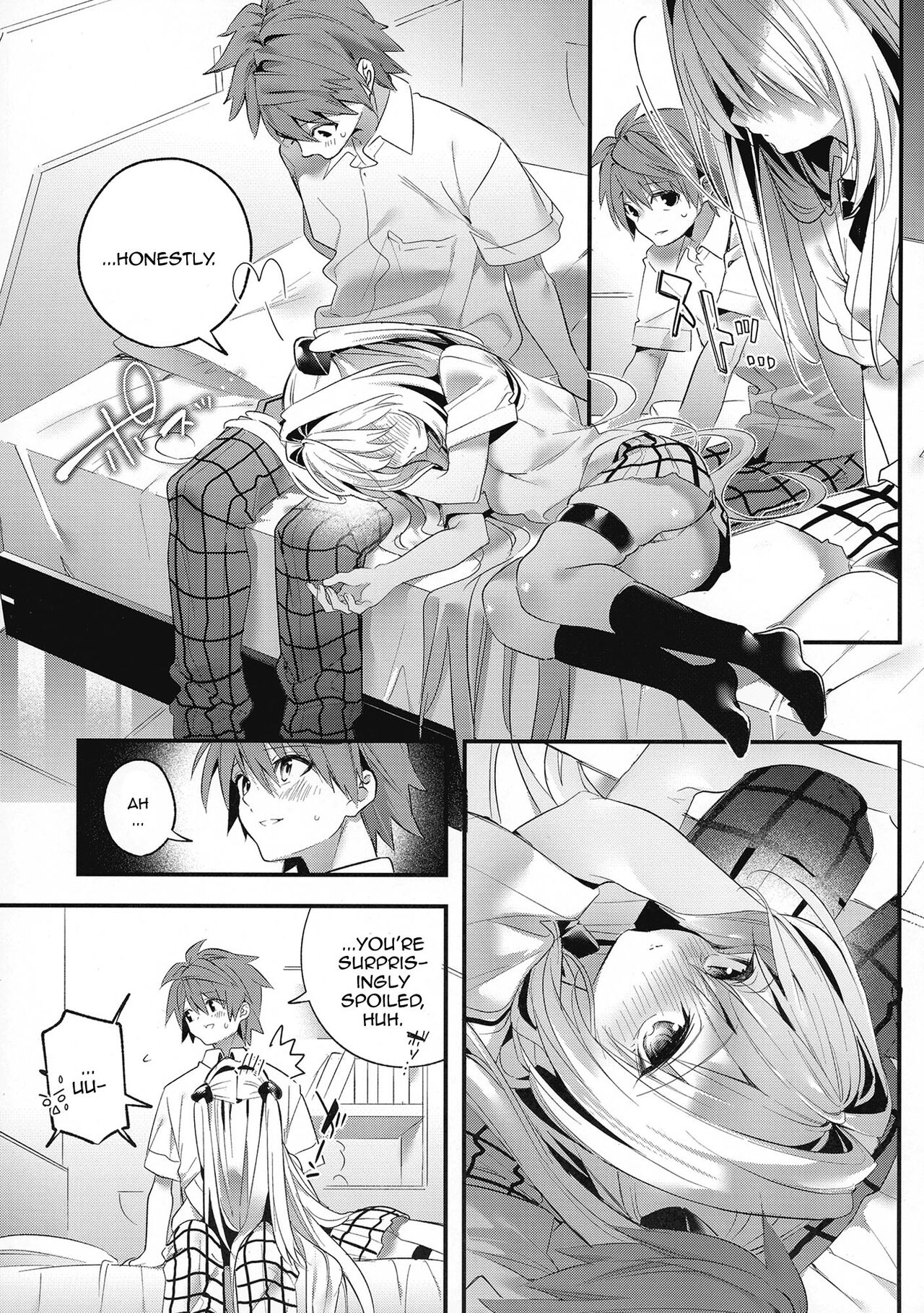 (C100) [Ringo no Naru Ki (Kise Itsuki)]Hajimete Namae de. - Call by name for the first time(To LOVE-Ru) [English] {Doujins.com} Page 8