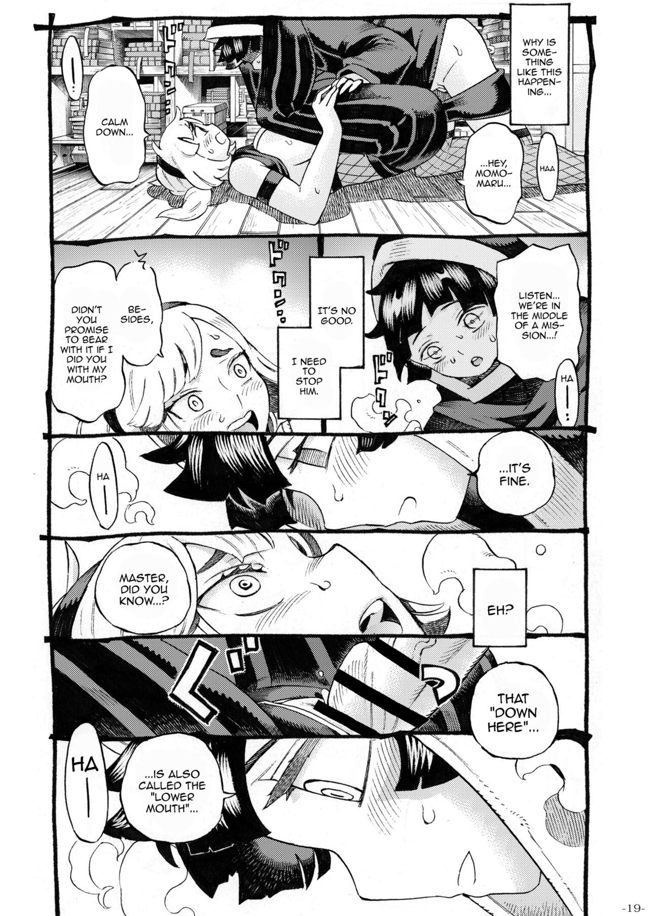 [Naivta (Nishi Yoshiyuki)]Kunoichi wa Deshi to Oshinobi de | A Kunoichi Sneaks Up On Her Disciple[English] {Doujins.com} [Digital] Page 18