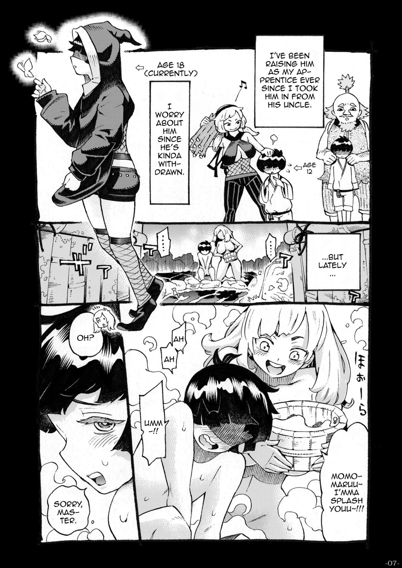[Naivta (Nishi Yoshiyuki)]Kunoichi wa Deshi to Oshinobi de | A Kunoichi Sneaks Up On Her Disciple[English] {Doujins.com} [Digital] Page 6