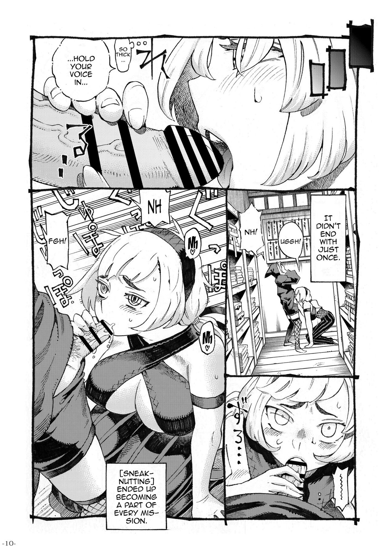 [Naivta (Nishi Yoshiyuki)]Kunoichi wa Deshi to Oshinobi de | A Kunoichi Sneaks Up On Her Disciple[English] {Doujins.com} [Digital] Page 9