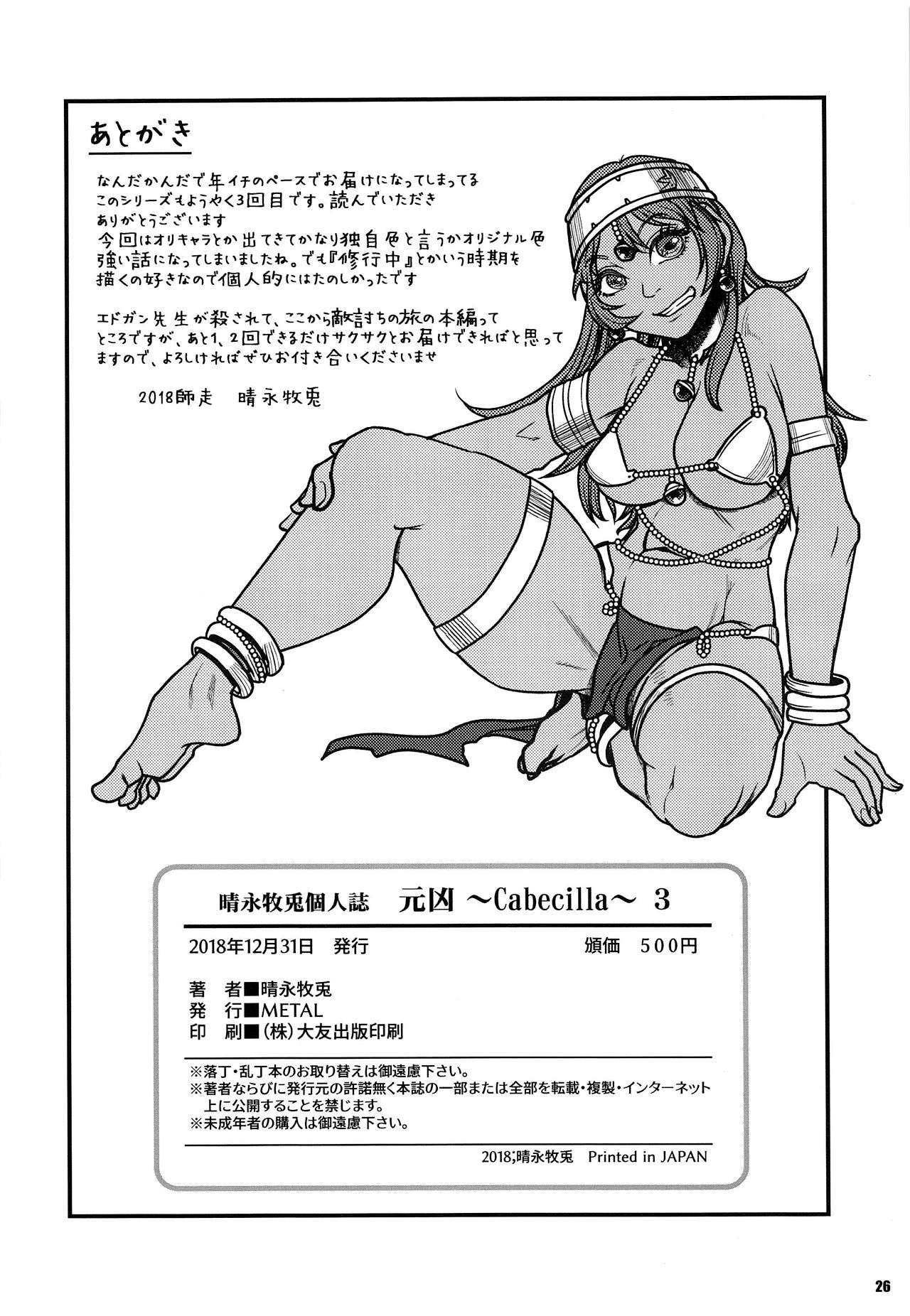 (C95) [METAL (Harunaga Makito)]Genkyou ~Cabecilla~ 3 | Ringleader ~Cabecilla~ 3(Dragon Quest IV) [English] {Doujins.com} Page 25