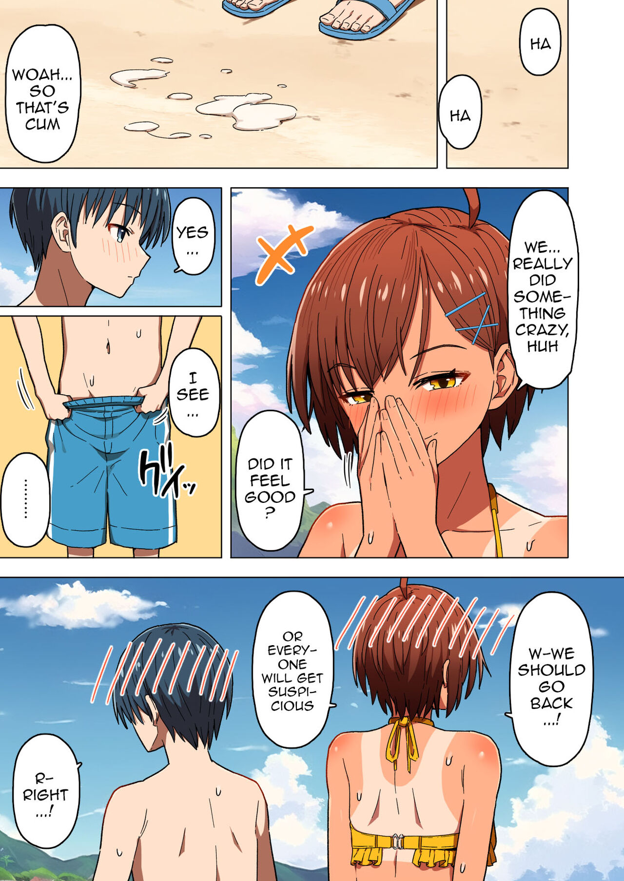 [Kurumaya Koudou]Shuugaku Ryokou, Kanojo Ubarareru Nettaiya | A School Trip, a Tropical Night Where She Is Taken By Force[English] {Doujins.com} Page 24