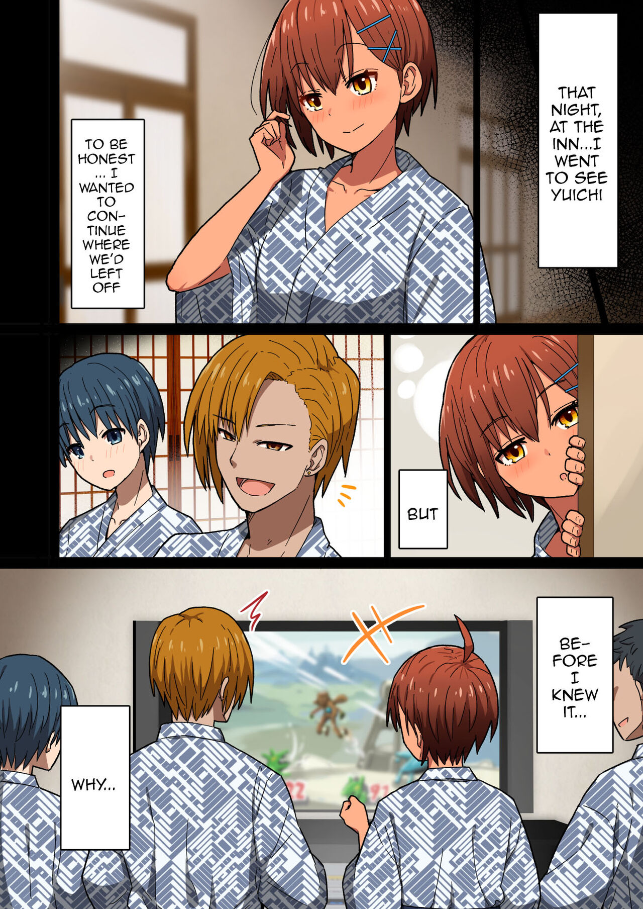 [Kurumaya Koudou]Shuugaku Ryokou, Kanojo Ubarareru Nettaiya | A School Trip, a Tropical Night Where She Is Taken By Force[English] {Doujins.com} Page 26