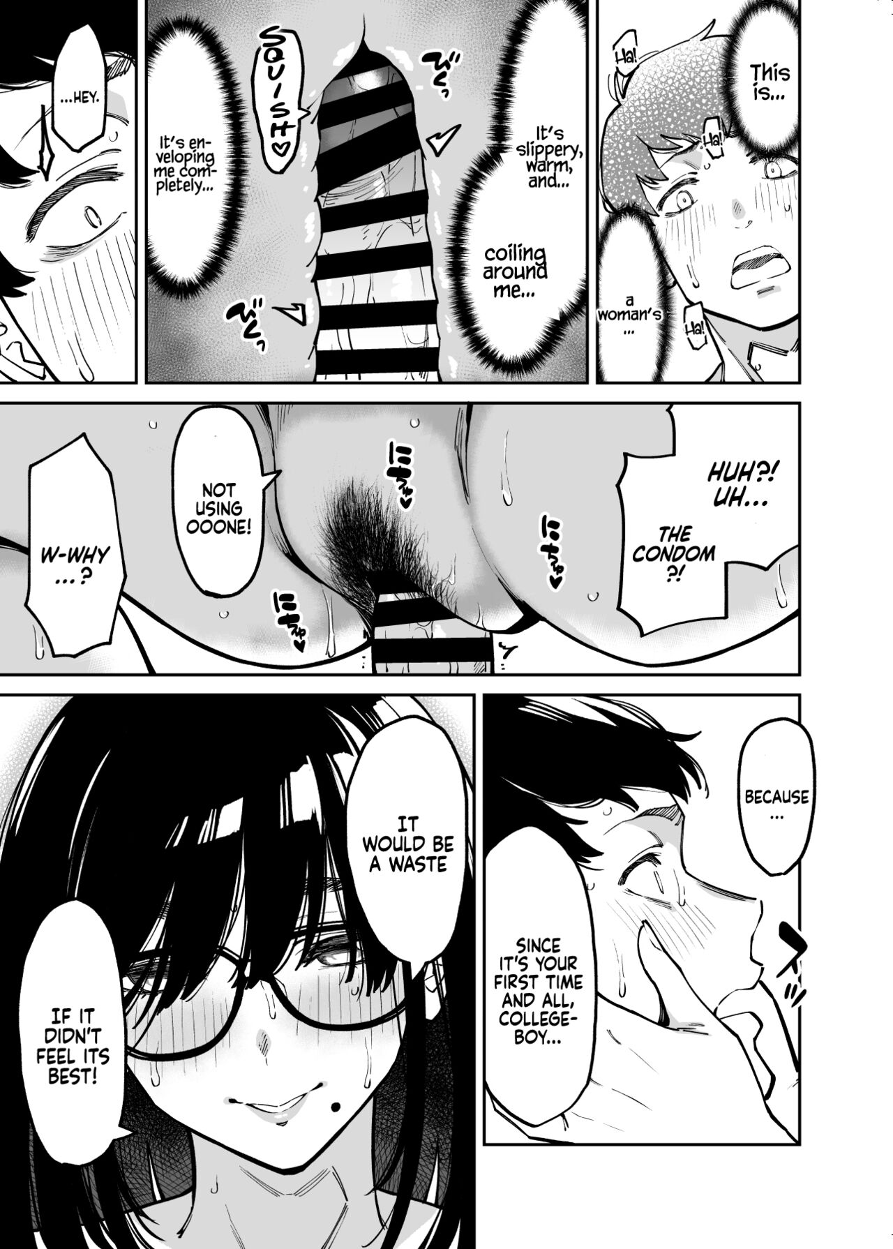 [Uchuusen Shoujigou (Shouji Nigou)]Otonari no Darashina Onee-san ni Nagusamerareru Hanashi | Comforted by the Sloppy Girl Next Door[English] [Coffedrug] Page 31