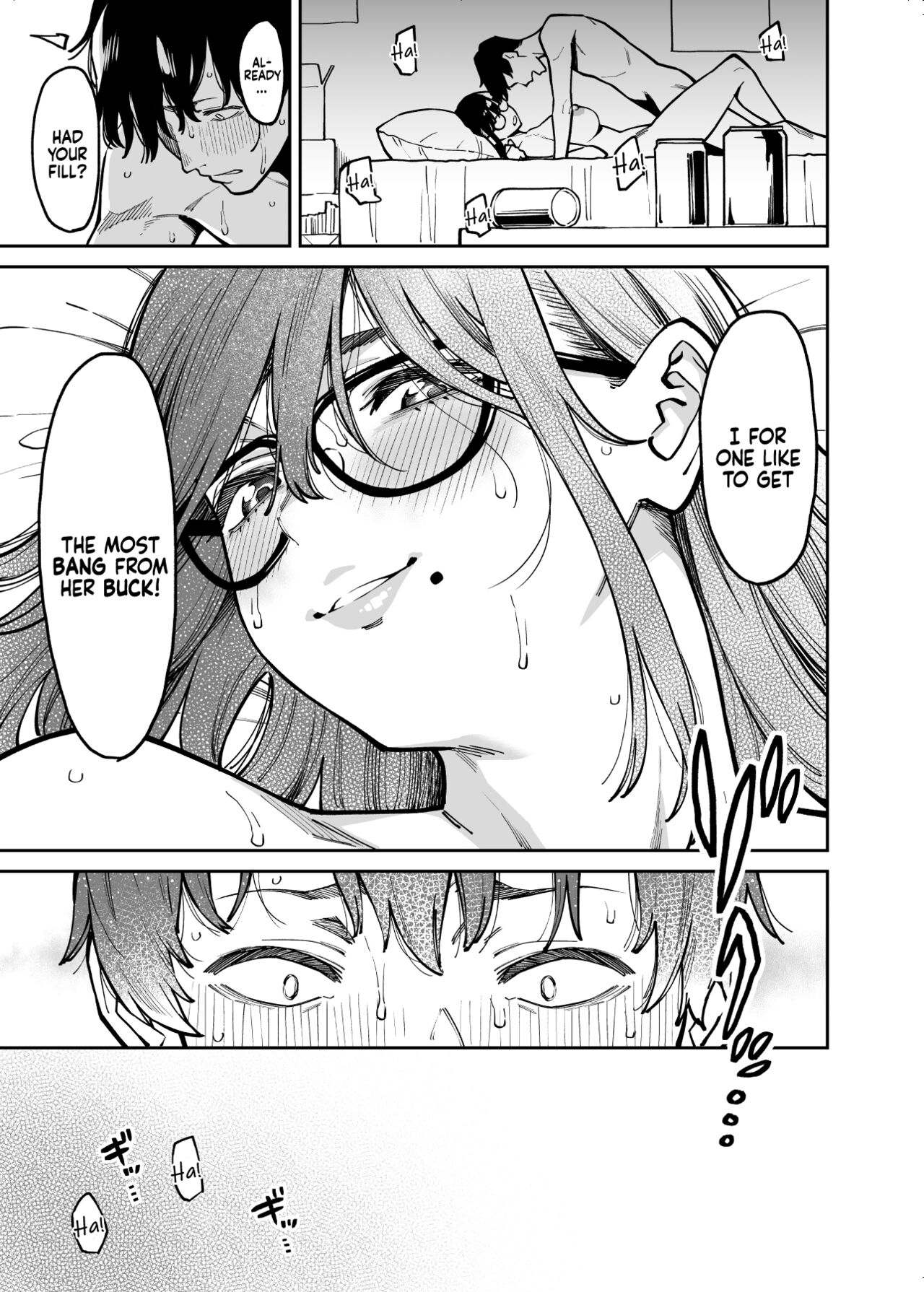 [Uchuusen Shoujigou (Shouji Nigou)]Otonari no Darashina Onee-san ni Nagusamerareru Hanashi | Comforted by the Sloppy Girl Next Door[English] [Coffedrug] Page 43