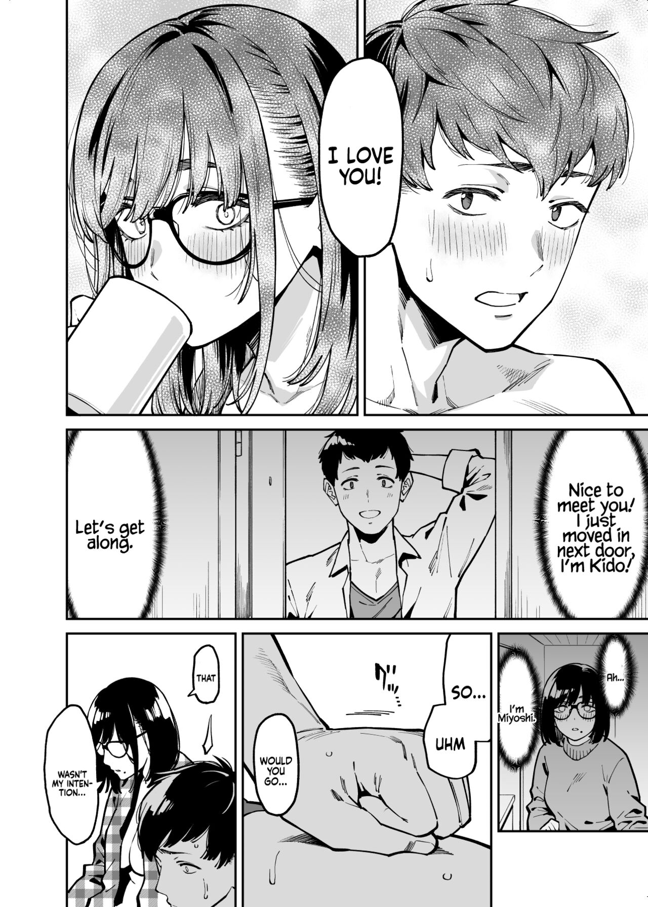 [Uchuusen Shoujigou (Shouji Nigou)]Otonari no Darashina Onee-san ni Nagusamerareru Hanashi | Comforted by the Sloppy Girl Next Door[English] [Coffedrug] Page 50