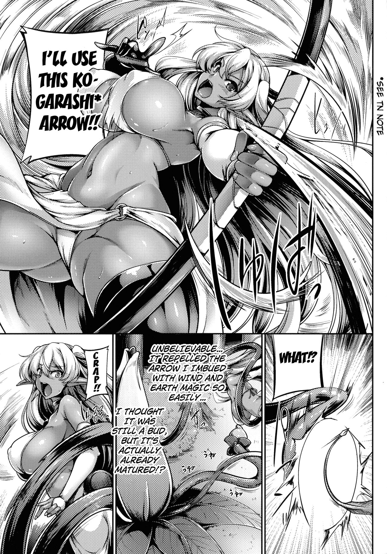 [Kanten]Soukoku Elf to Aruraune | A Dark Elf and a Mandrake(Alraune) (2D Comic Magazine Futanari Marunomi Boutsuki Heroine Appaku Iki Jigoku) [English] [Kuraudo] Page 3