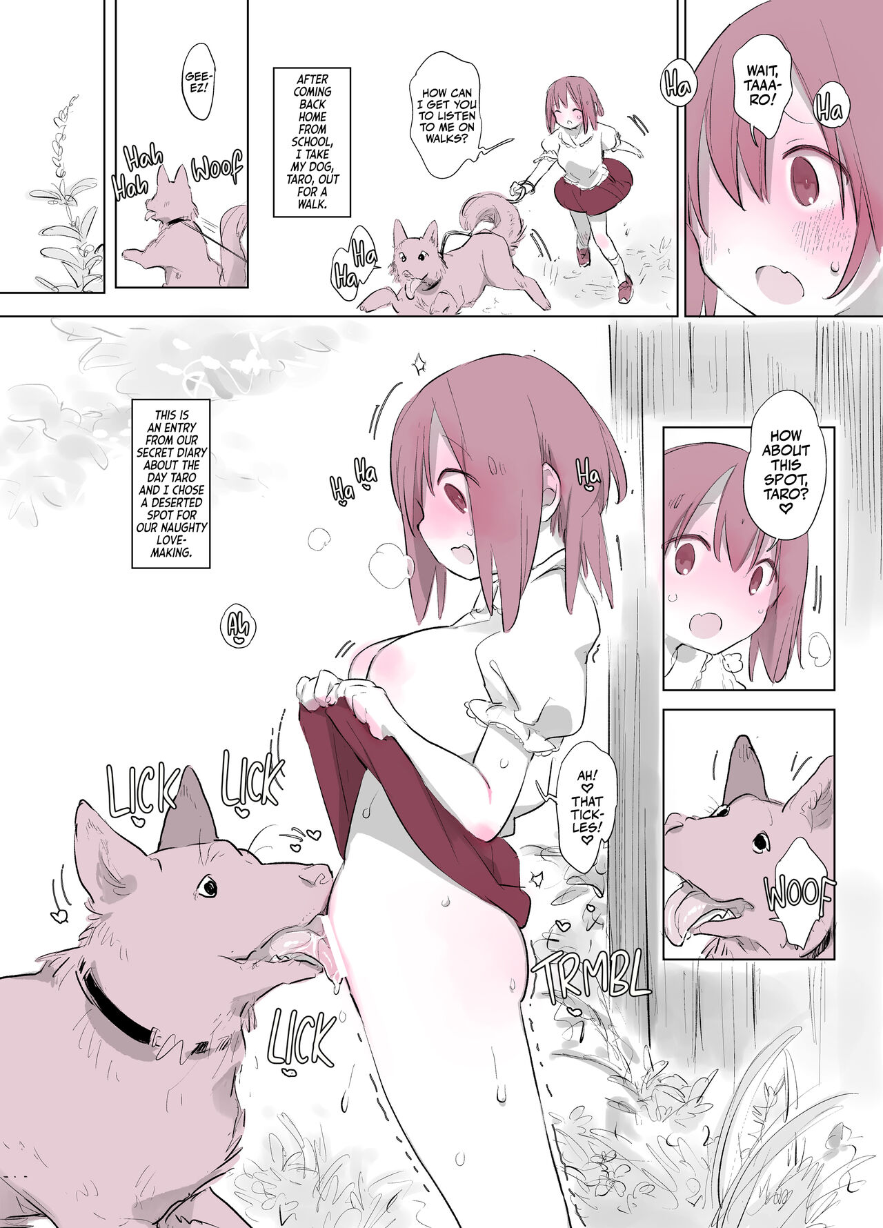 [ANIMAL SERVICE (Haison)]Inukan Nikki 2 | DogFucking Diary 2![English] [Team Rabu2] [Digital] Page 2