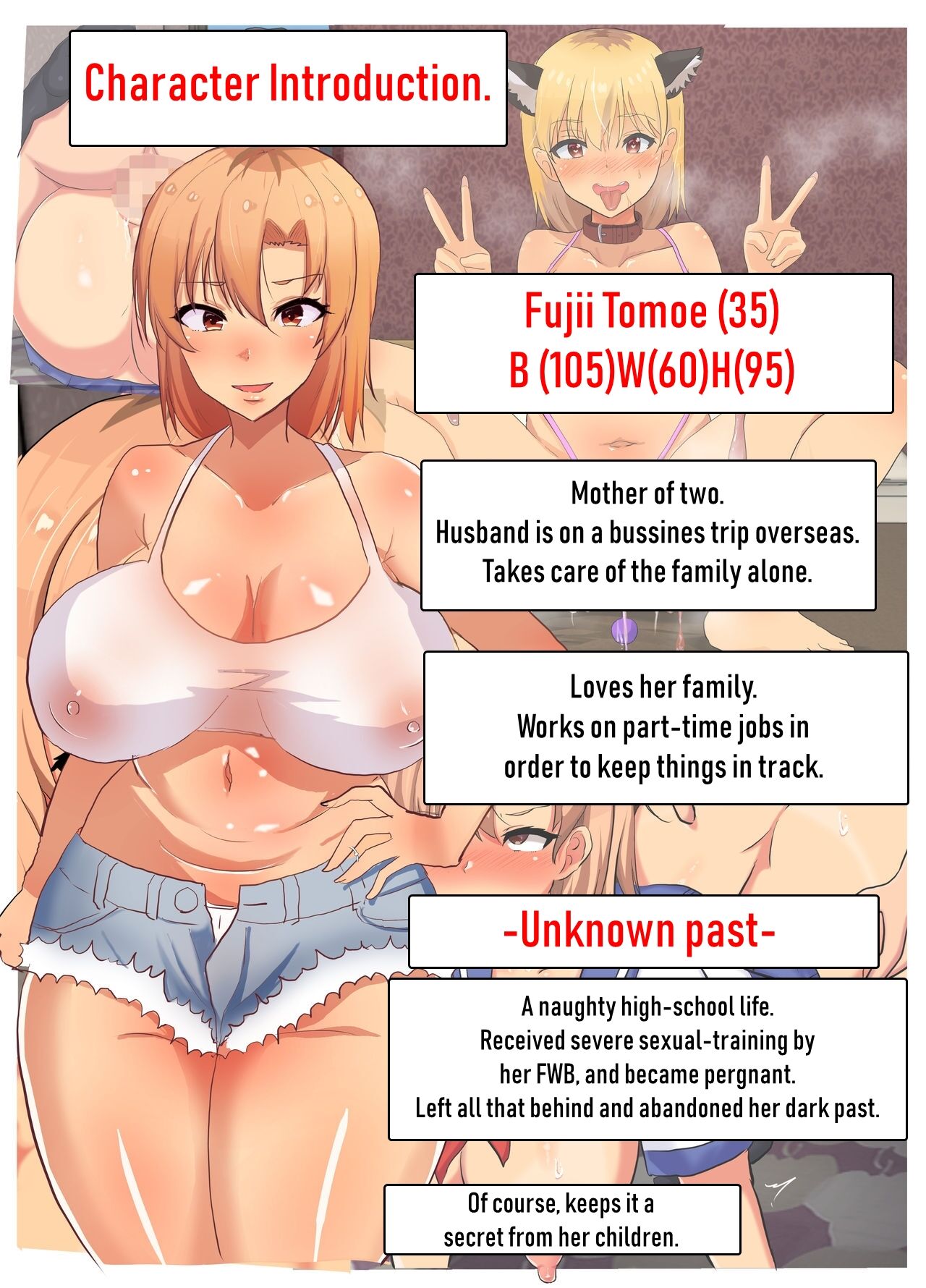 [tarobaumu]~NTR Kazoku~ Kazoku Omoi no Tsuyoki na Moto Yanmama ga Musuko no Tomodachi no SeFri Benki ni Ochiru made | ~NTR Family~ The story of a strong-willed mother who cares about her family, and her fall into the hands of her son's bully friend. Page 2