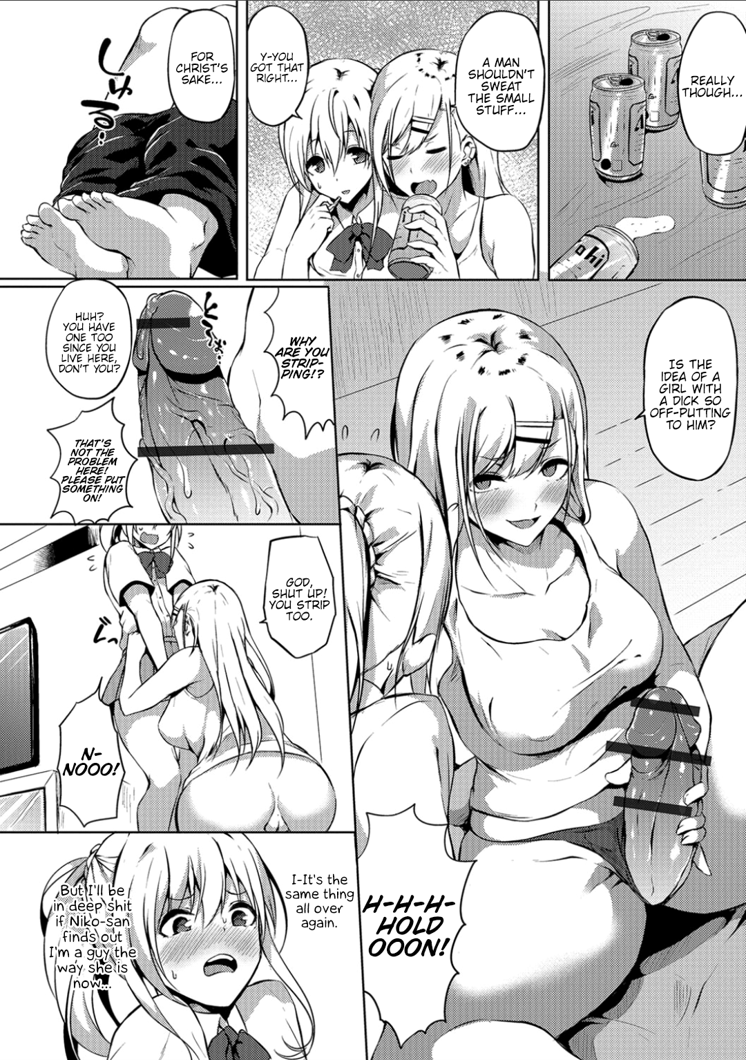 [Kasuga Mayu]Futanari-sou no Otokonoko ch.1-6(Futanari Friends! ch.1-6) [English] {Hennojin} Page 36