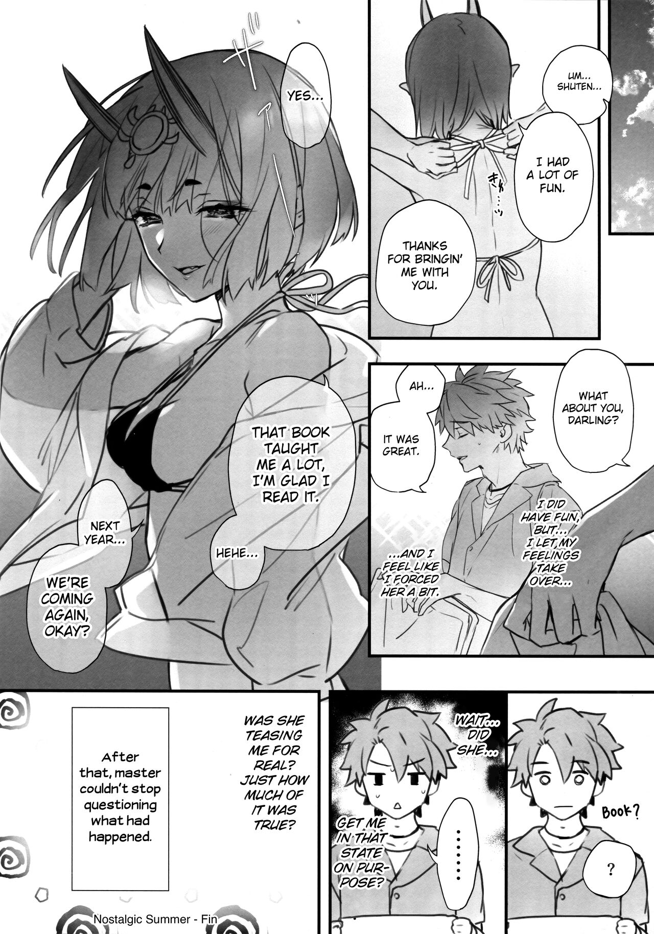 (C100) [Junjou Hedgehog (Kaguyuzu)]Nostalgic Summer(Fate/Grand Order) [English] [Shiromaru] Page 15