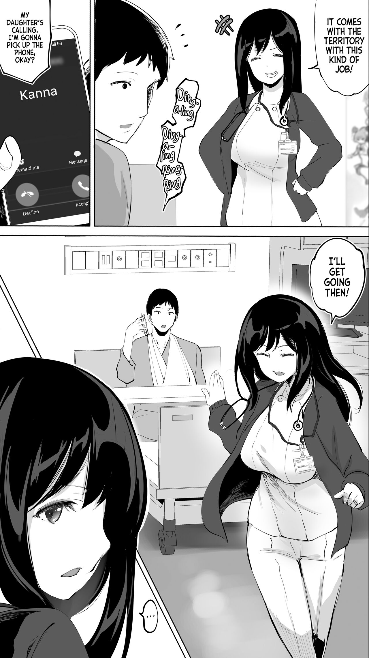 [STUDIO HUAN (Raidon)]Jimoto no Hame Tomo. "Doukyuusei no Kangoshi K" | My Hometown Fuck Buddy Former Classmate Nurse K's case[English] [Team Rabu2+HentaIsLife Scans] Page 41