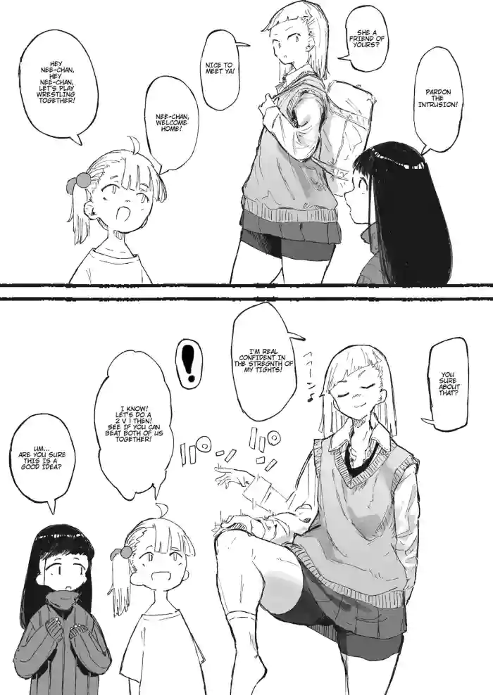[Boukoku Daitouryou]Ashi no Futosa ni wa Jishin ga Atta Ane | My older sister is confident in the strength of her legs[English] [Apasmara]