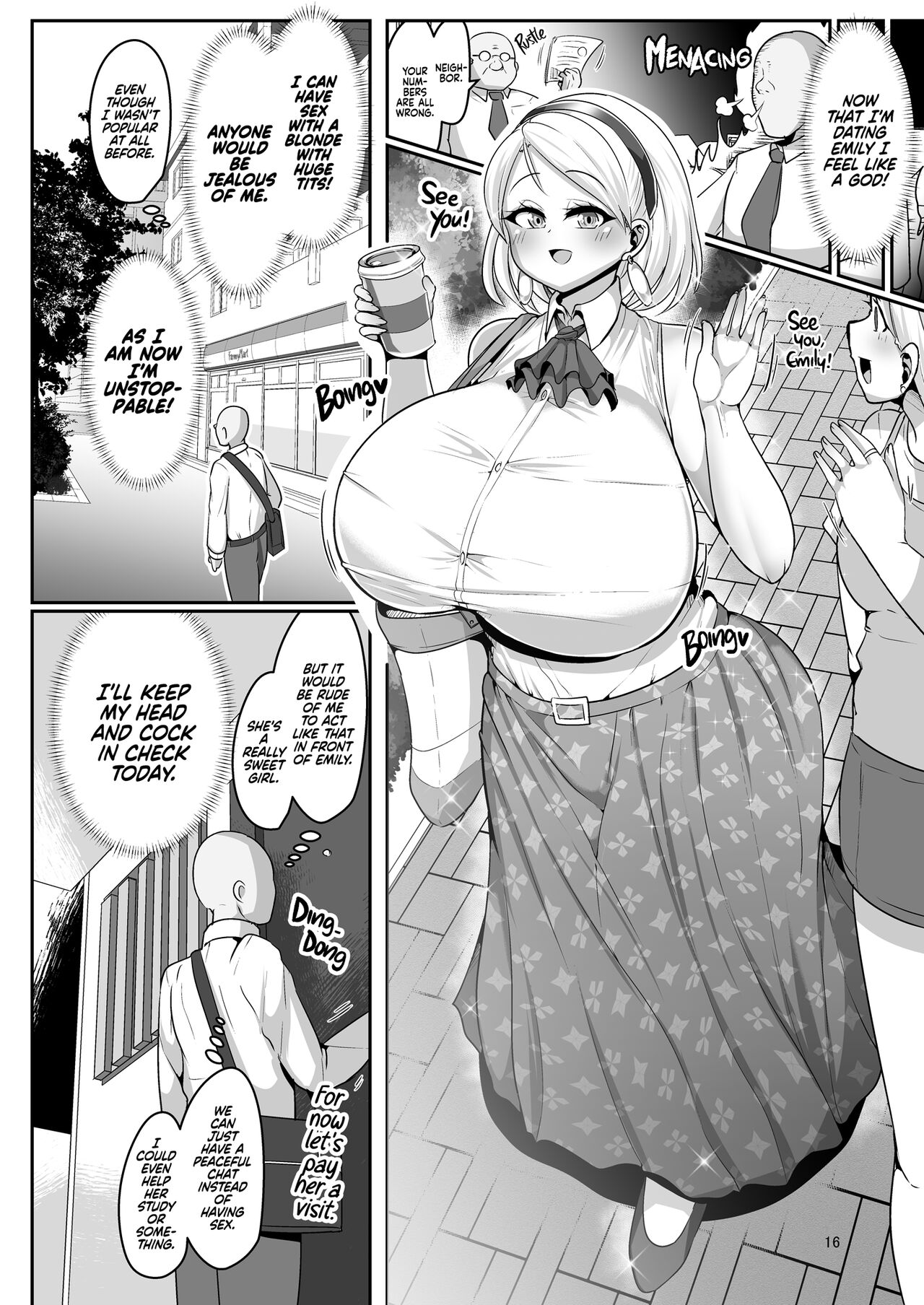 [Shinshunshantonshou (Bukatsu)]H Daisuki Kinpatsu Hakujin Bakunyuu Ryuugakusei ga Tonari no Heya ni Hikkoshite Kita!! | A Nymphomaniac Blonde Exchange Student with Gigantic Tits Moved in Next Door!![English] {2d-market.com} [Decensored] [Digital] Page 18