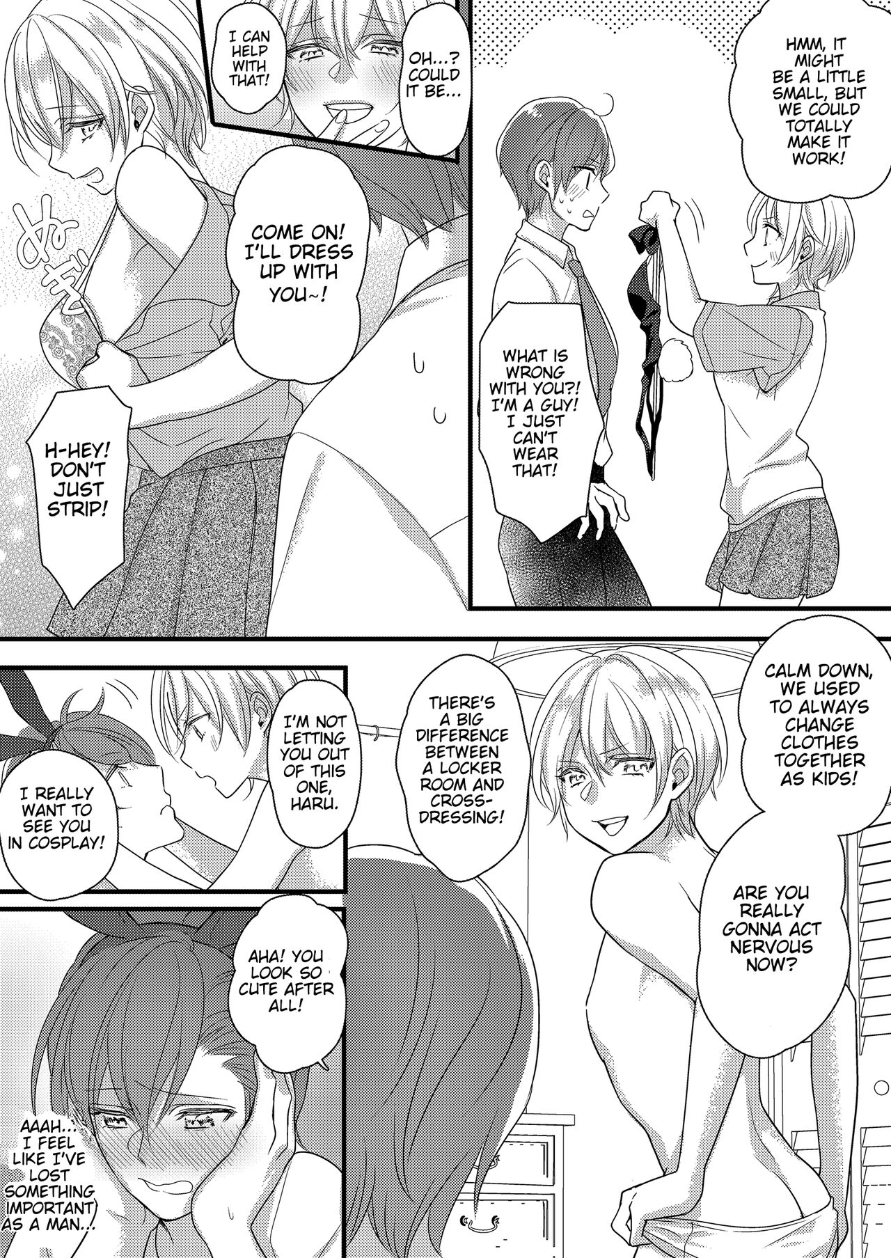[Marialite (Lyna)]Haru and Sana ～Love Connected Through Cosplay～[English] [Mikodayo] Page 12