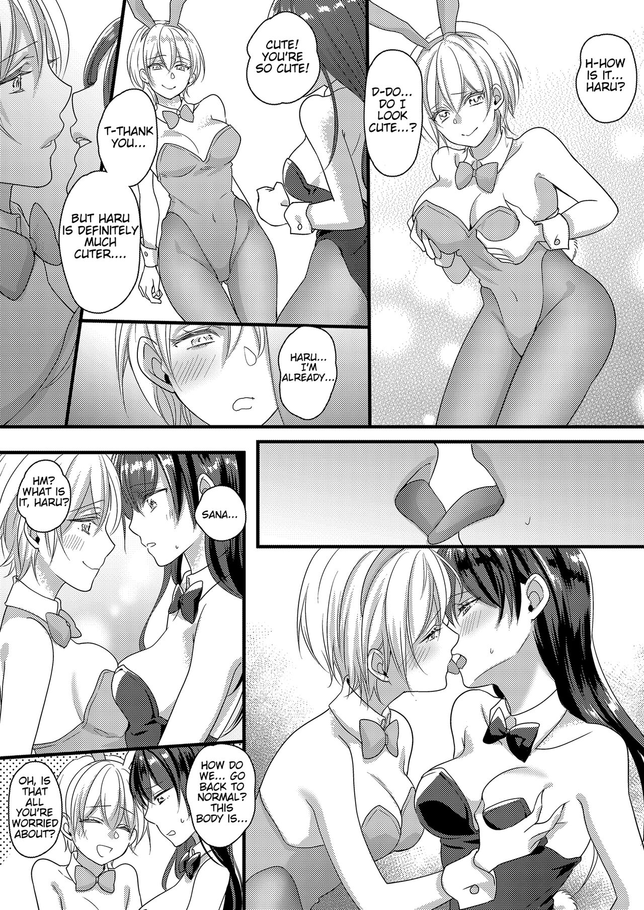 [Marialite (Lyna)]Haru and Sana ～Love Connected Through Cosplay～[English] [Mikodayo] Page 27