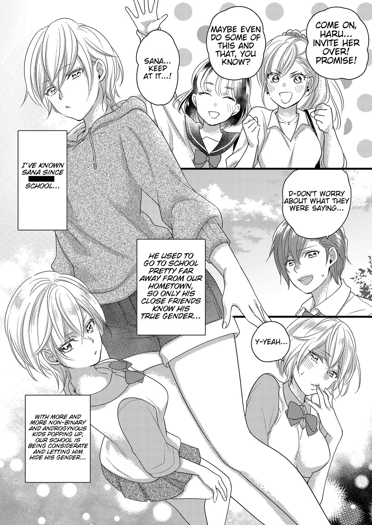[Marialite (Lyna)]Haru and Sana ～Love Connected Through Cosplay～[English] [Mikodayo] Page 4
