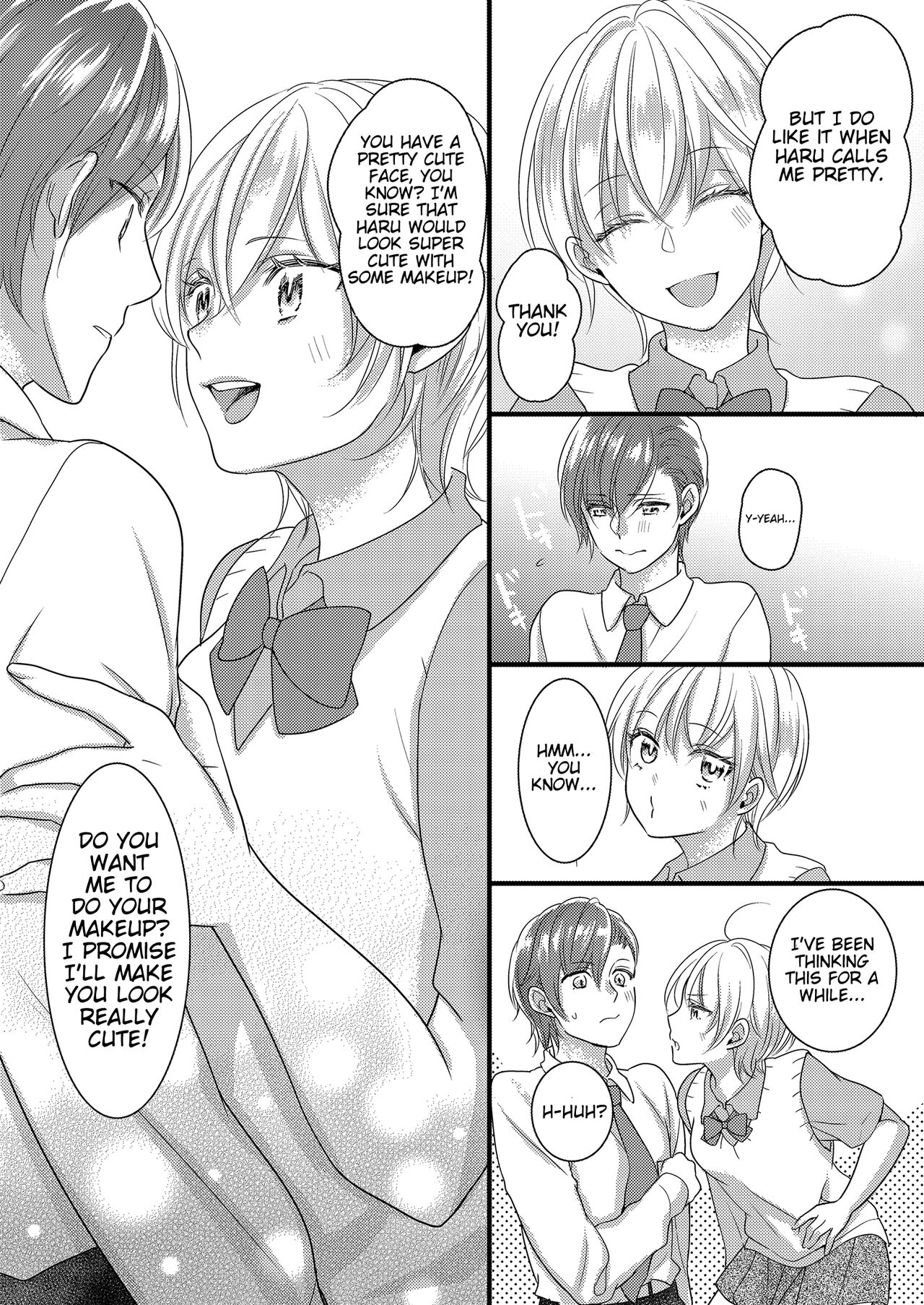 [Marialite (Lyna)]Haru and Sana ～Love Connected Through Cosplay～[English] [Mikodayo] Page 7
