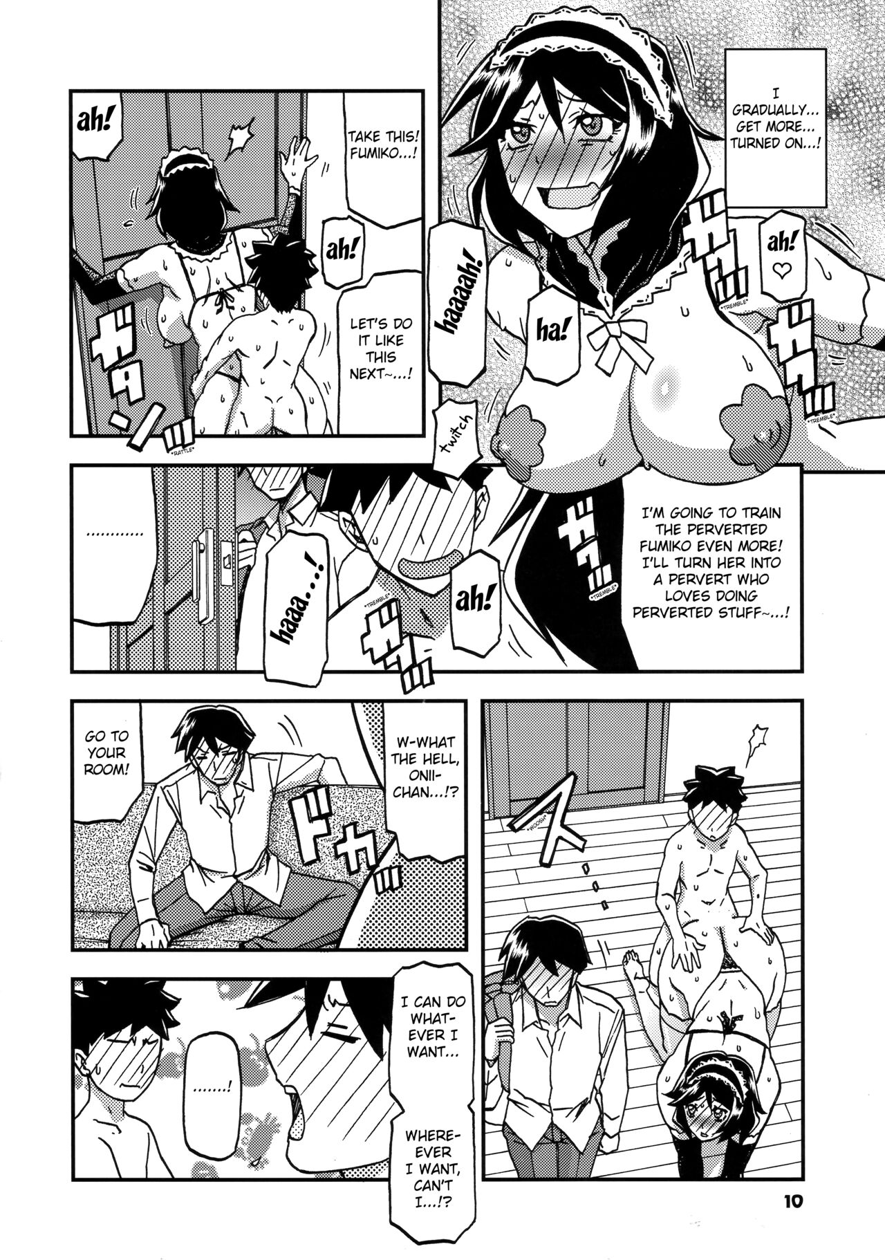 (C99) [Sankaku Apron (Sanbun Kyoden, Umu Rahi)]Akebi no Mi - Fumiko CONTINUATION[English] [Fated Circle] Page 9