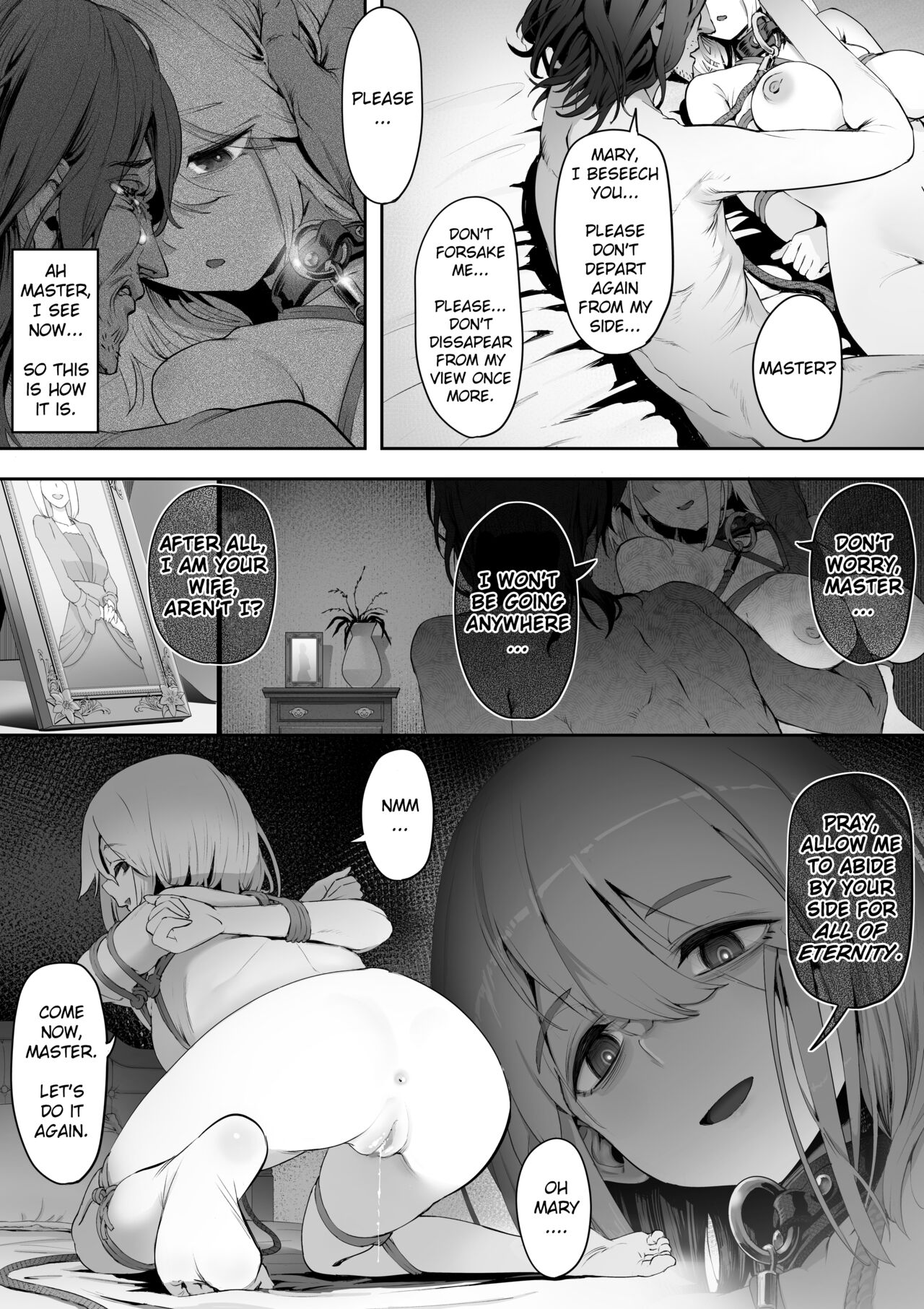 [Yuuki Saien (Kahmasu)]Dear My Master ~Shibarare x Shibarare~ | Dear My Master ~Enmeshed x Entwined~[English] Page 14