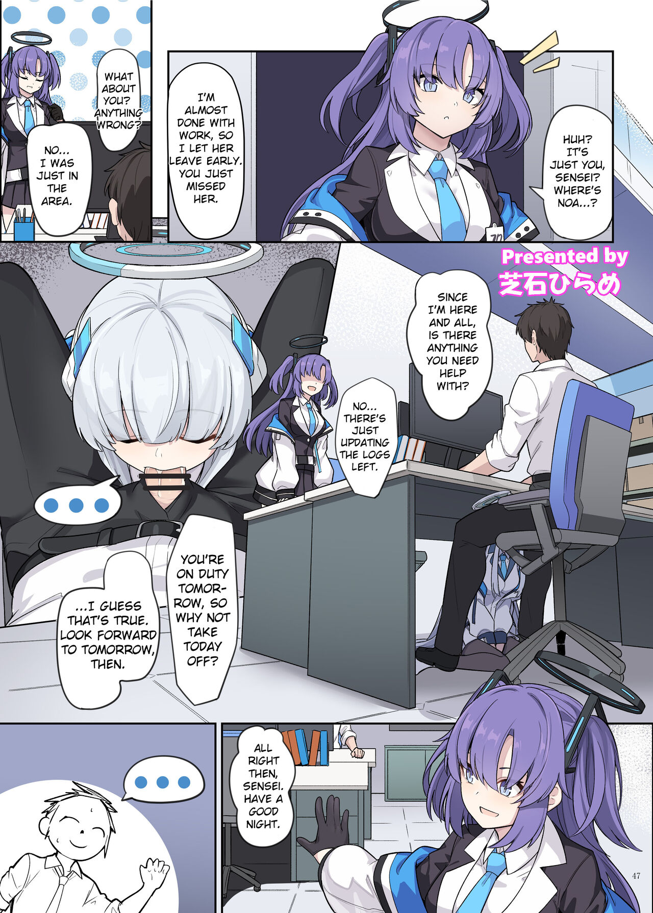 [Kakuzatou (Various)]Ero Archive -BlueArch Icha Love Ero Goudou-(Seminar Parts Only) [English] Page 9