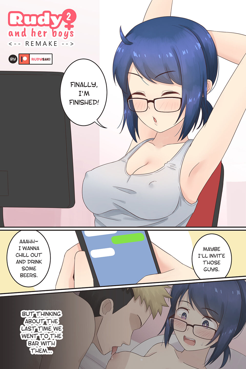 [RudySaki]Rudy and Her Boys Remake Ch.2 Page 1