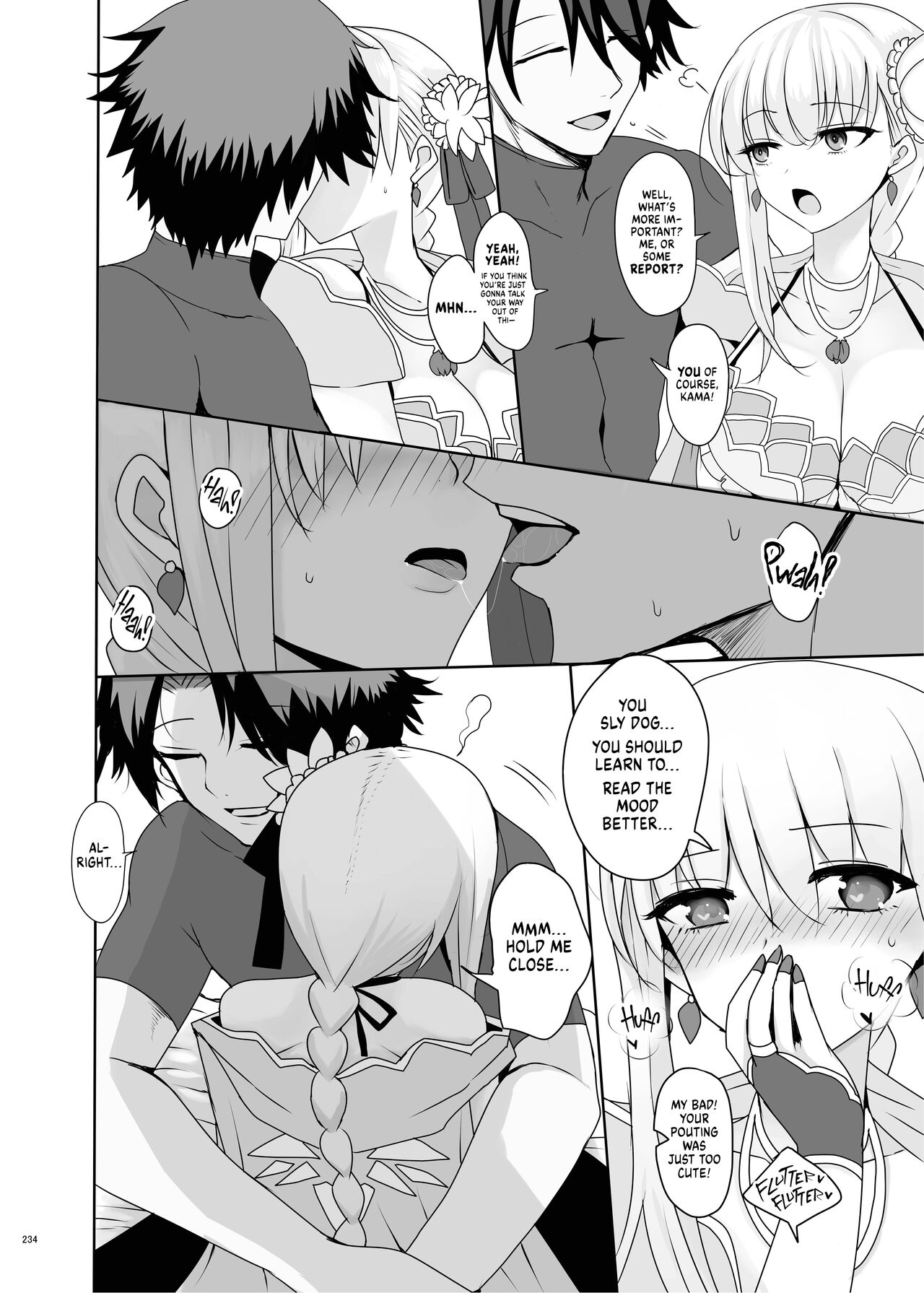 [Kakuzatou (HAN)]Kama(Swimsuit)  (FGO Lovey-Dovey Erotic Collab ~Pure Love Singularity Lovedea~) (Fate Grand Order) [English] [Saint Quartz Scans] [Digital] Page 2