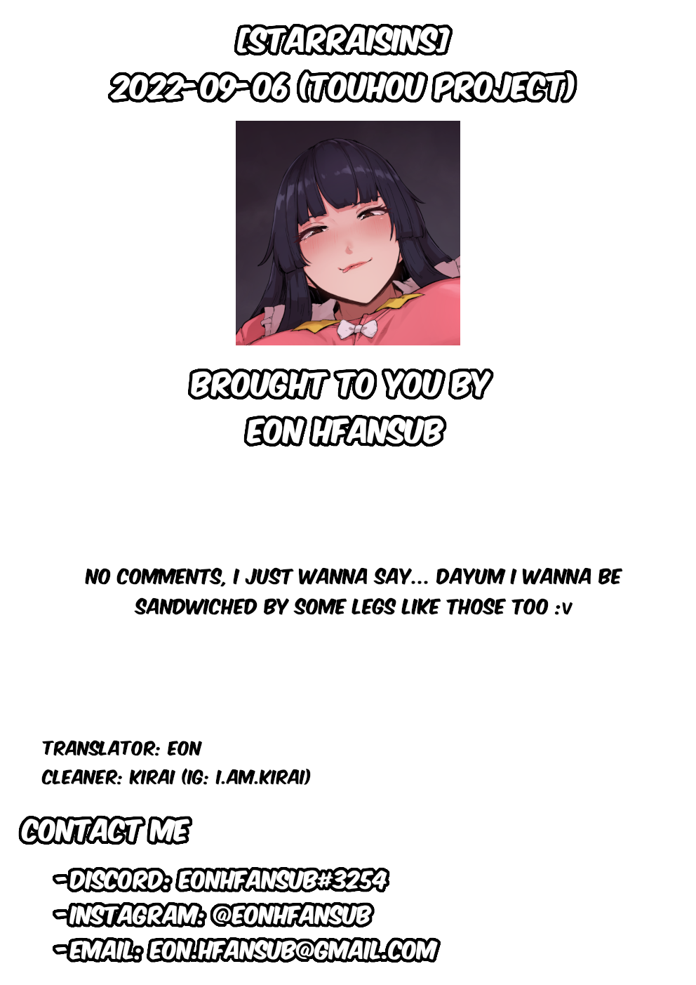 [StarRaisins]2022-09-06(Touhou Project) [English] [Eon Hfansub] Page 9