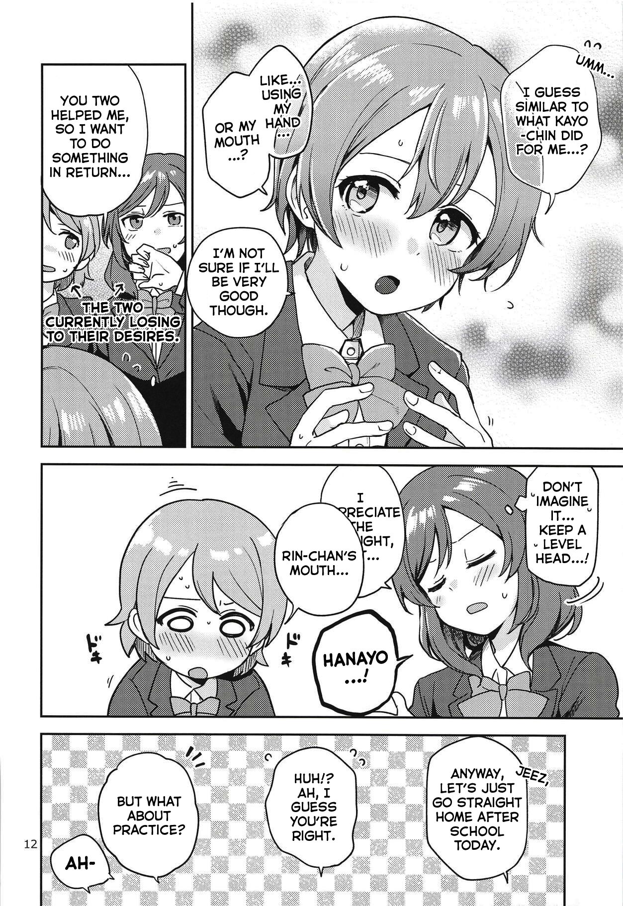 (C94) [Kurocan (Itsuki Kuro)]Rin no Mondai Kakusanchuu!(Love Live!) [English] [nemuiTL] Page 11