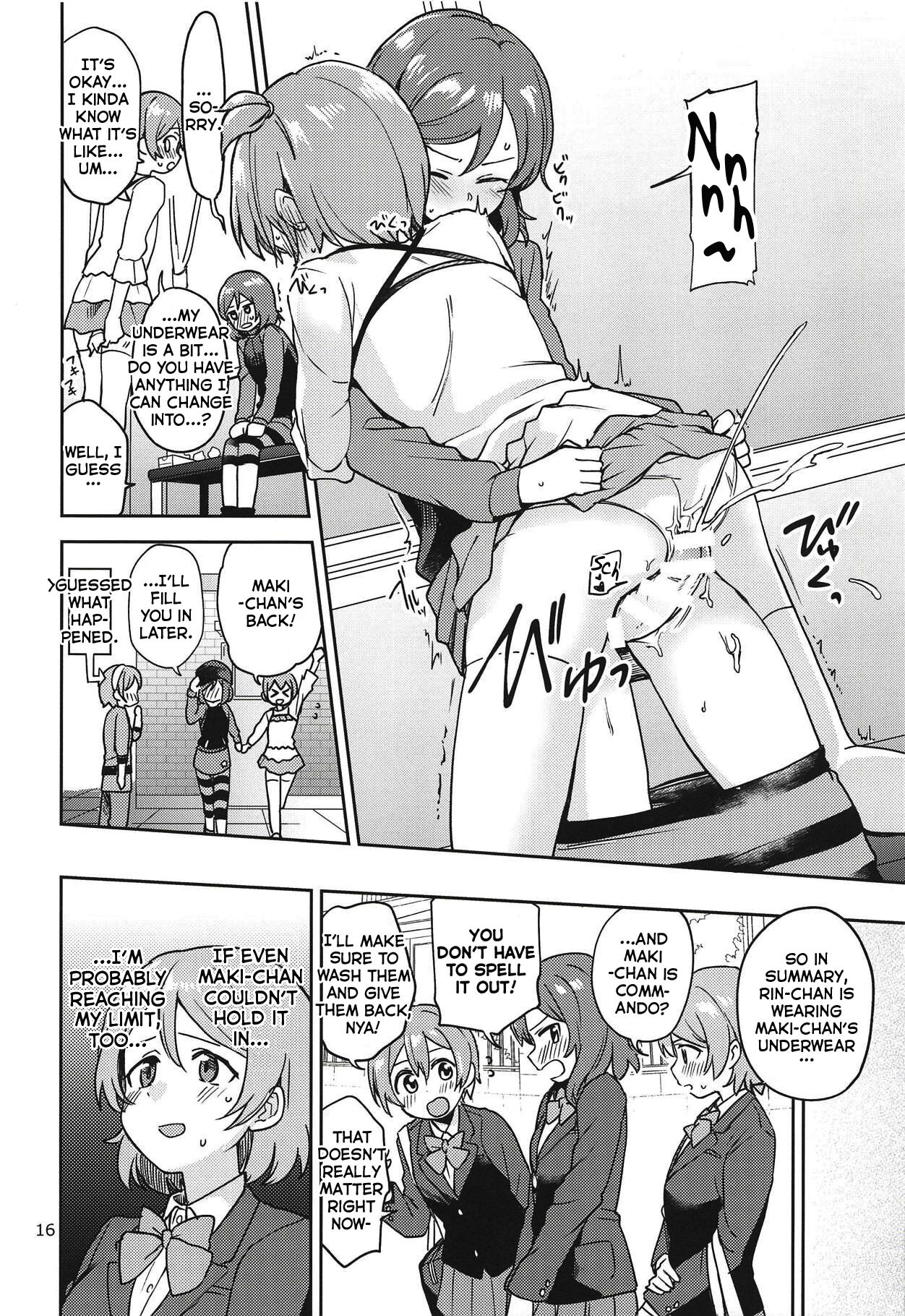 (C94) [Kurocan (Itsuki Kuro)]Rin no Mondai Kakusanchuu!(Love Live!) [English] [nemuiTL] Page 15