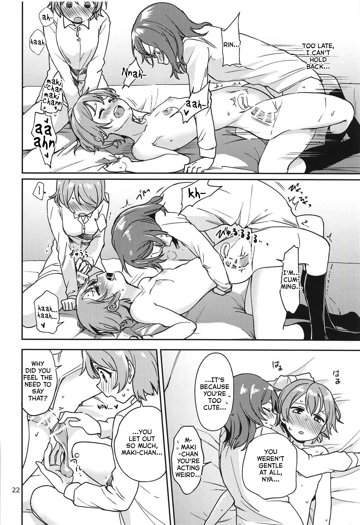 (C94) [Kurocan (Itsuki Kuro)]Rin no Mondai Kakusanchuu!(Love Live!) [English] [nemuiTL] Page 21