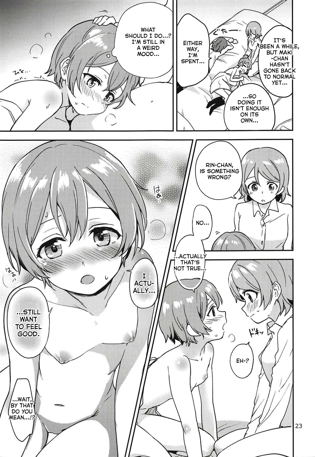 (C94) [Kurocan (Itsuki Kuro)]Rin no Mondai Kakusanchuu!(Love Live!) [English] [nemuiTL] Page 22