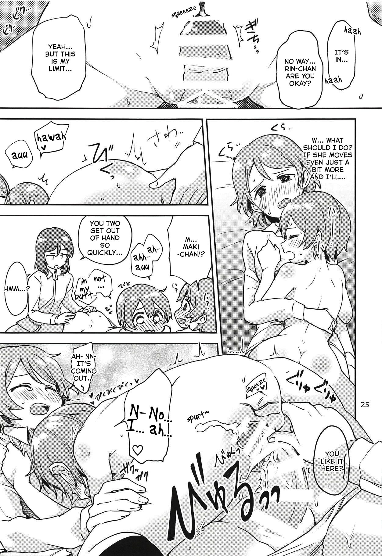 (C94) [Kurocan (Itsuki Kuro)]Rin no Mondai Kakusanchuu!(Love Live!) [English] [nemuiTL] Page 24