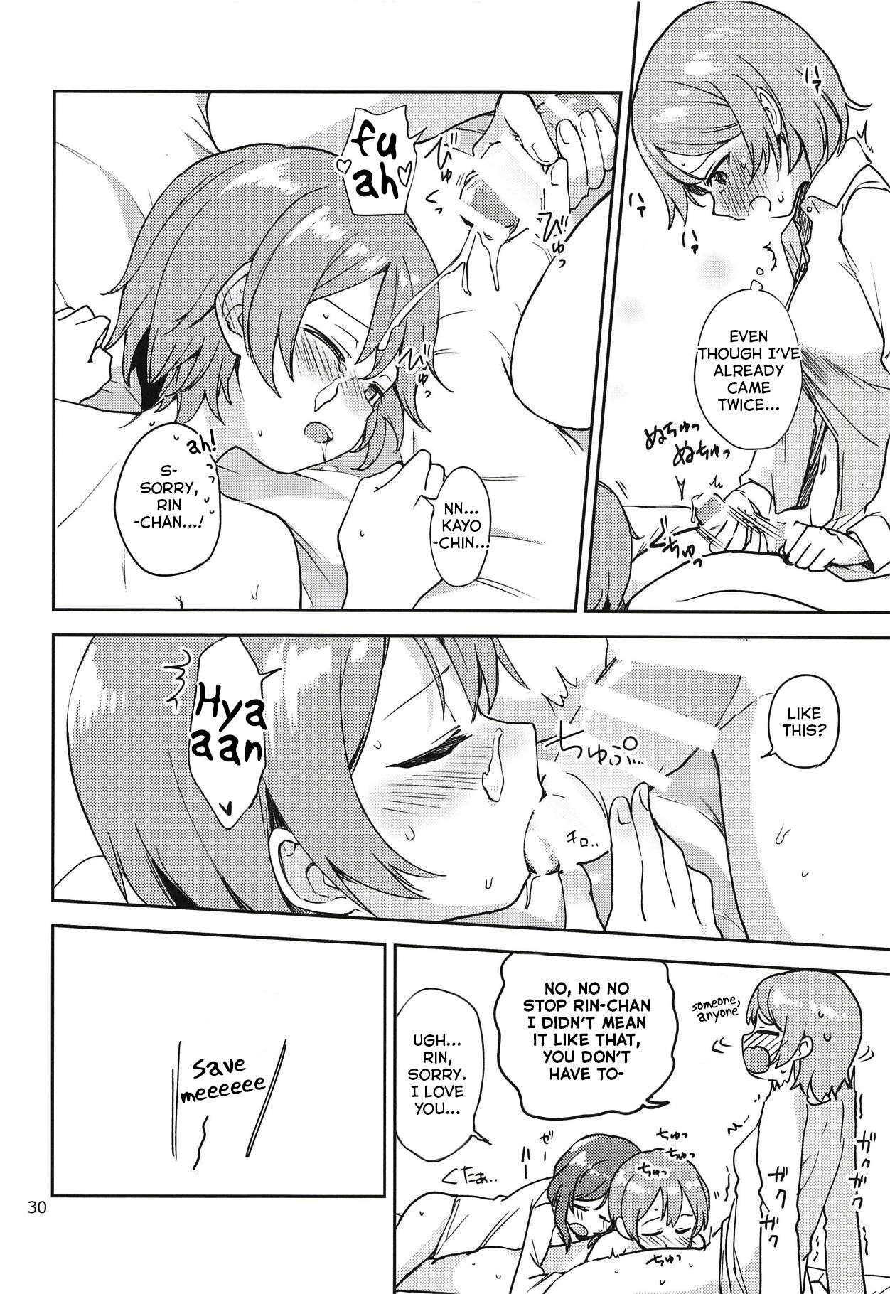 (C94) [Kurocan (Itsuki Kuro)]Rin no Mondai Kakusanchuu!(Love Live!) [English] [nemuiTL] Page 29