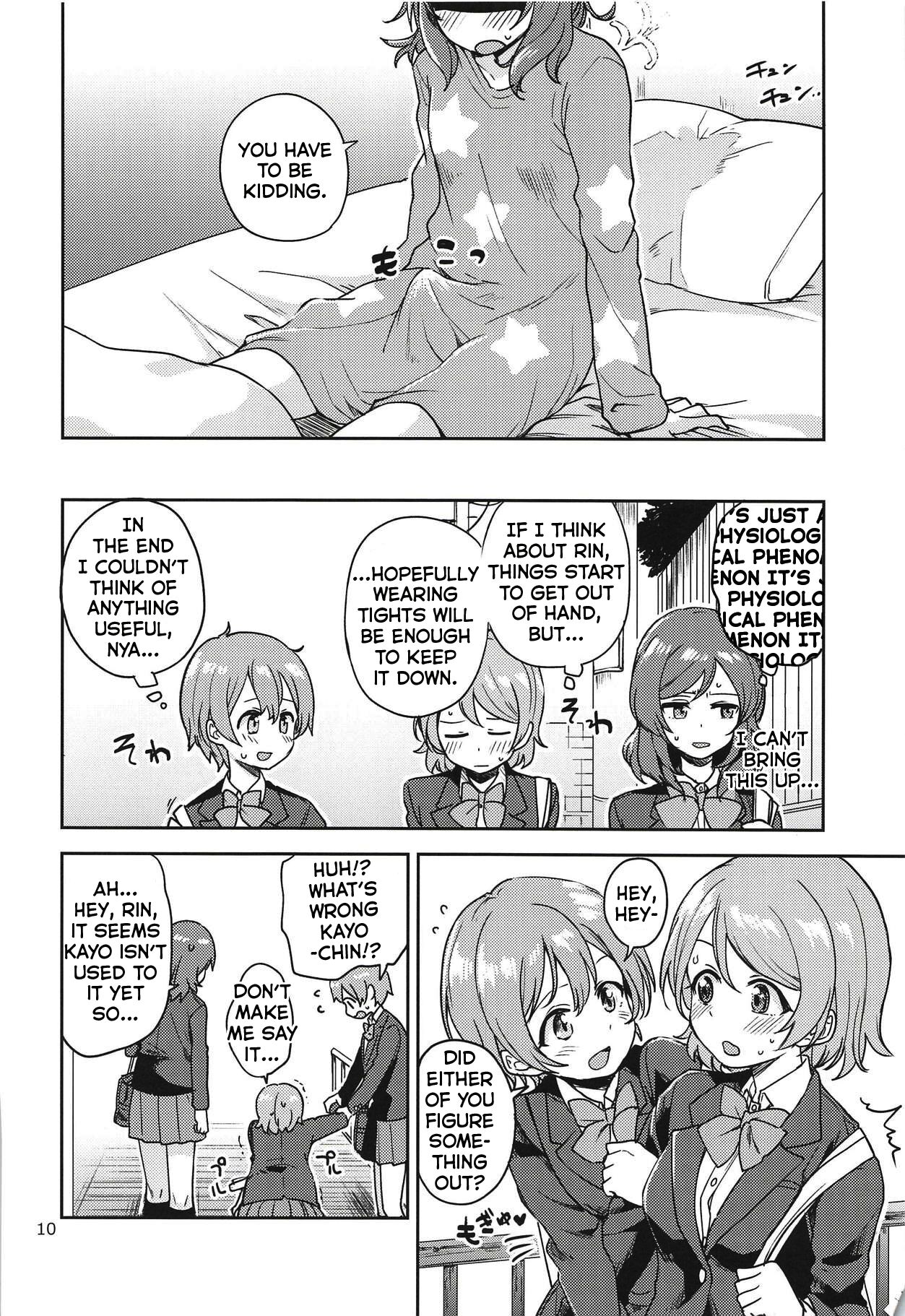 (C94) [Kurocan (Itsuki Kuro)]Rin no Mondai Kakusanchuu!(Love Live!) [English] [nemuiTL] Page 9