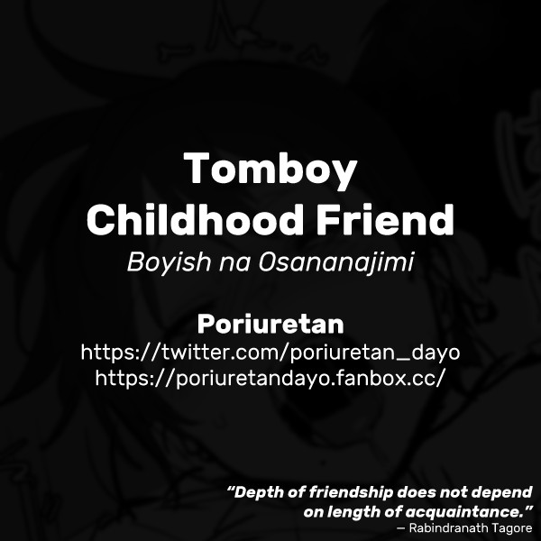 [Poriuretan]Boyish na Osananajimi | Tomboy Childhood Friend[English] Page 8