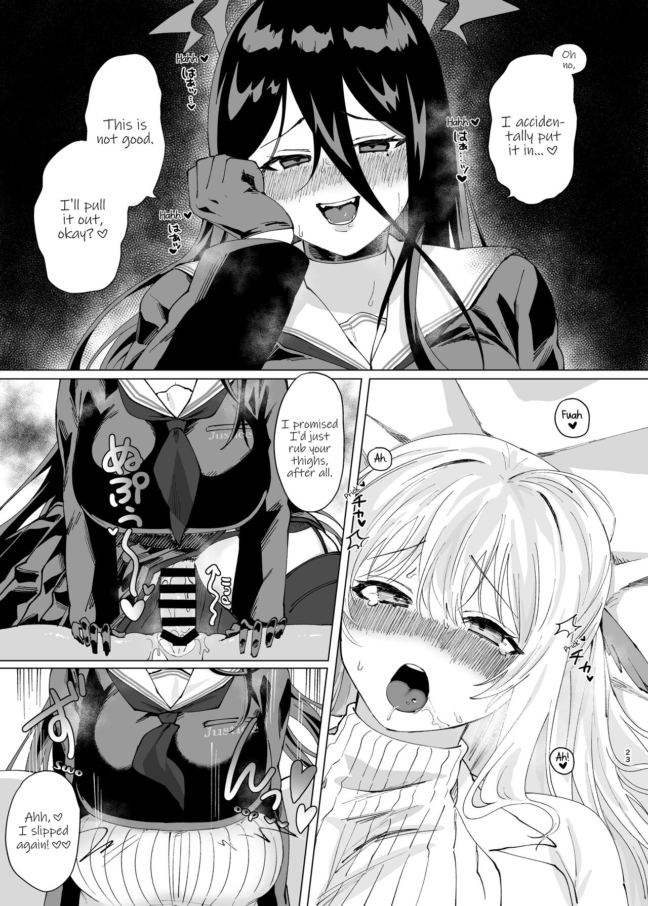 [Seishukushinsho (Sakuba Saiga)]Tandeki Meruto | Melt in Indulgence(Blue Archive) [English] {BA Scans} Page 23