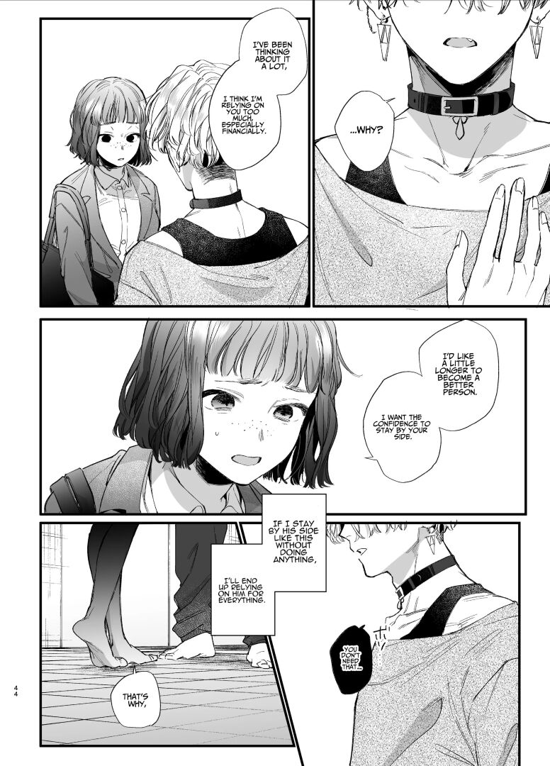 [Umenegi Daimyoujin (Umekoppe)]Kawaisou na Kimi ga Ichiban Kawaii ~Kyouizon na Chiaki-kun to Kimesaku Ecchi~[English][DL-Site][Bato-rip] Page 44