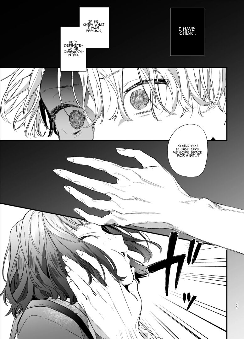 [Umenegi Daimyoujin (Umekoppe)]Kawaisou na Kimi ga Ichiban Kawaii ~Kyouizon na Chiaki-kun to Kimesaku Ecchi~[English][DL-Site][Bato-rip] Page 45