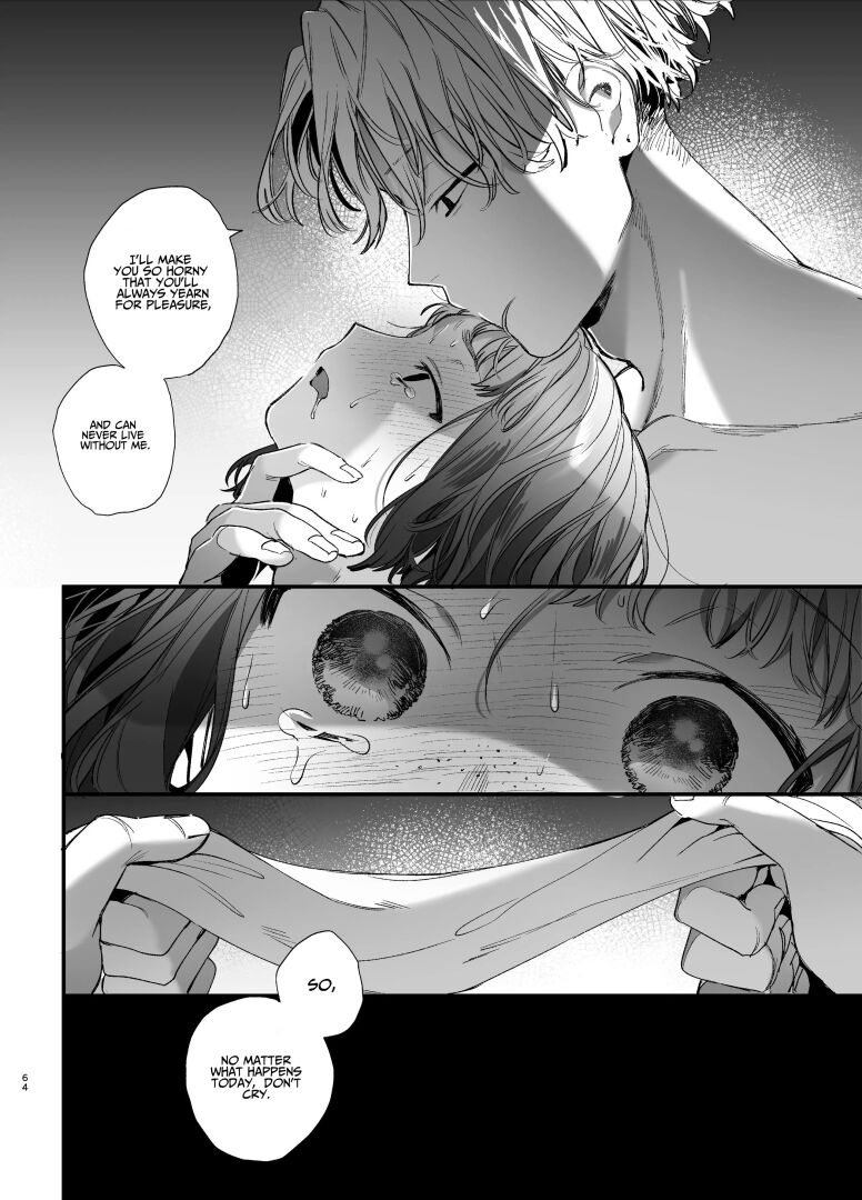 [Umenegi Daimyoujin (Umekoppe)]Kawaisou na Kimi ga Ichiban Kawaii ~Kyouizon na Chiaki-kun to Kimesaku Ecchi~[English][DL-Site][Bato-rip] Page 64