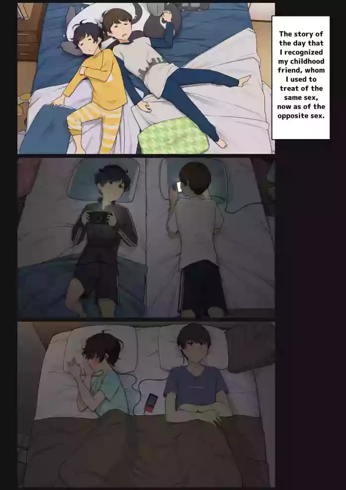 [Wakamatsu]Mukashi wa Dousei no You ni Sesshiteta Osananajimi no Koto o Isei to Shite Ninshiki Shita Hi[English] [Uncle Bane]