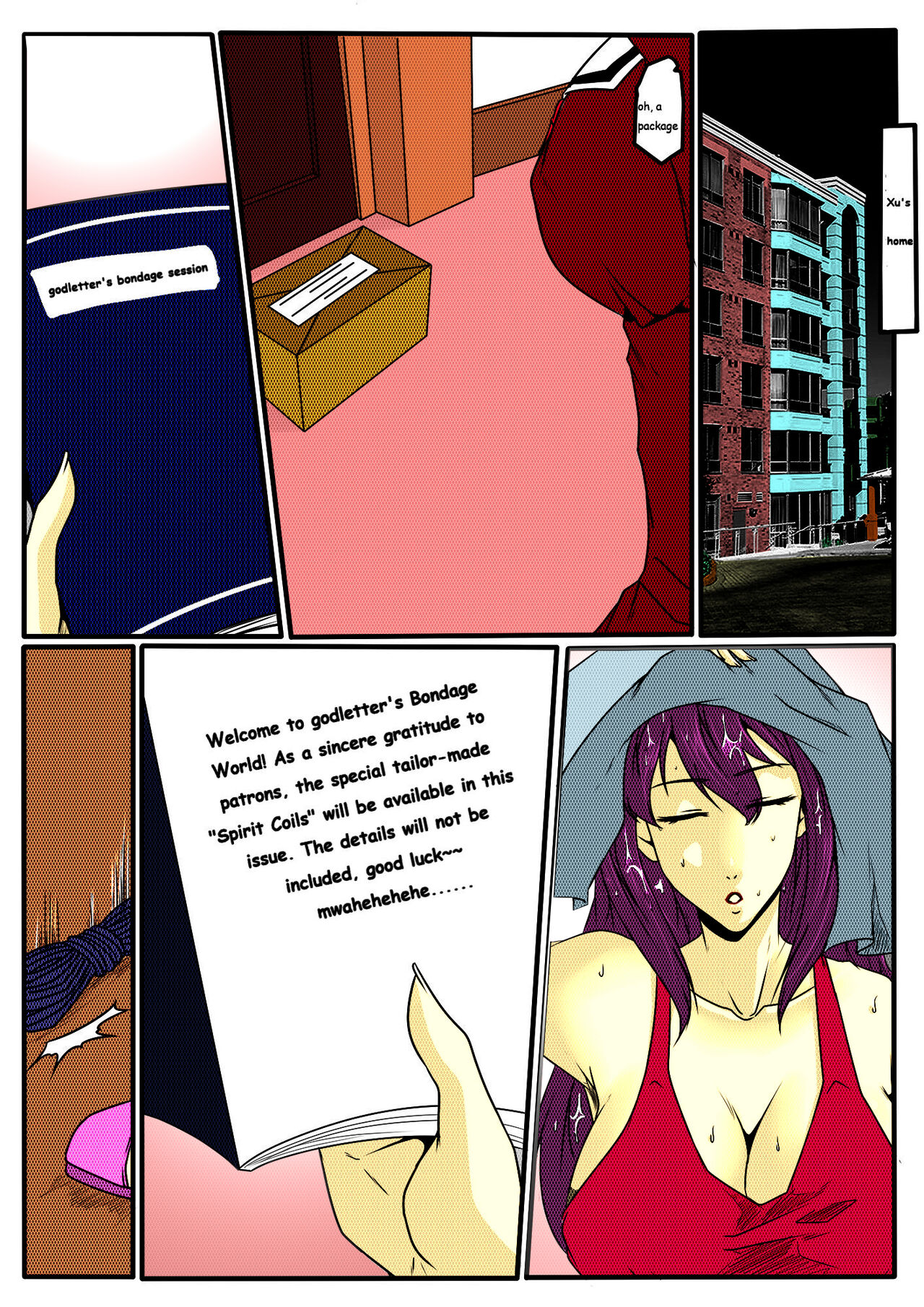 [GoDLeTTeR]Bondage Anecdote 002 - ENG(Colour) [alt version in comments] Page 34